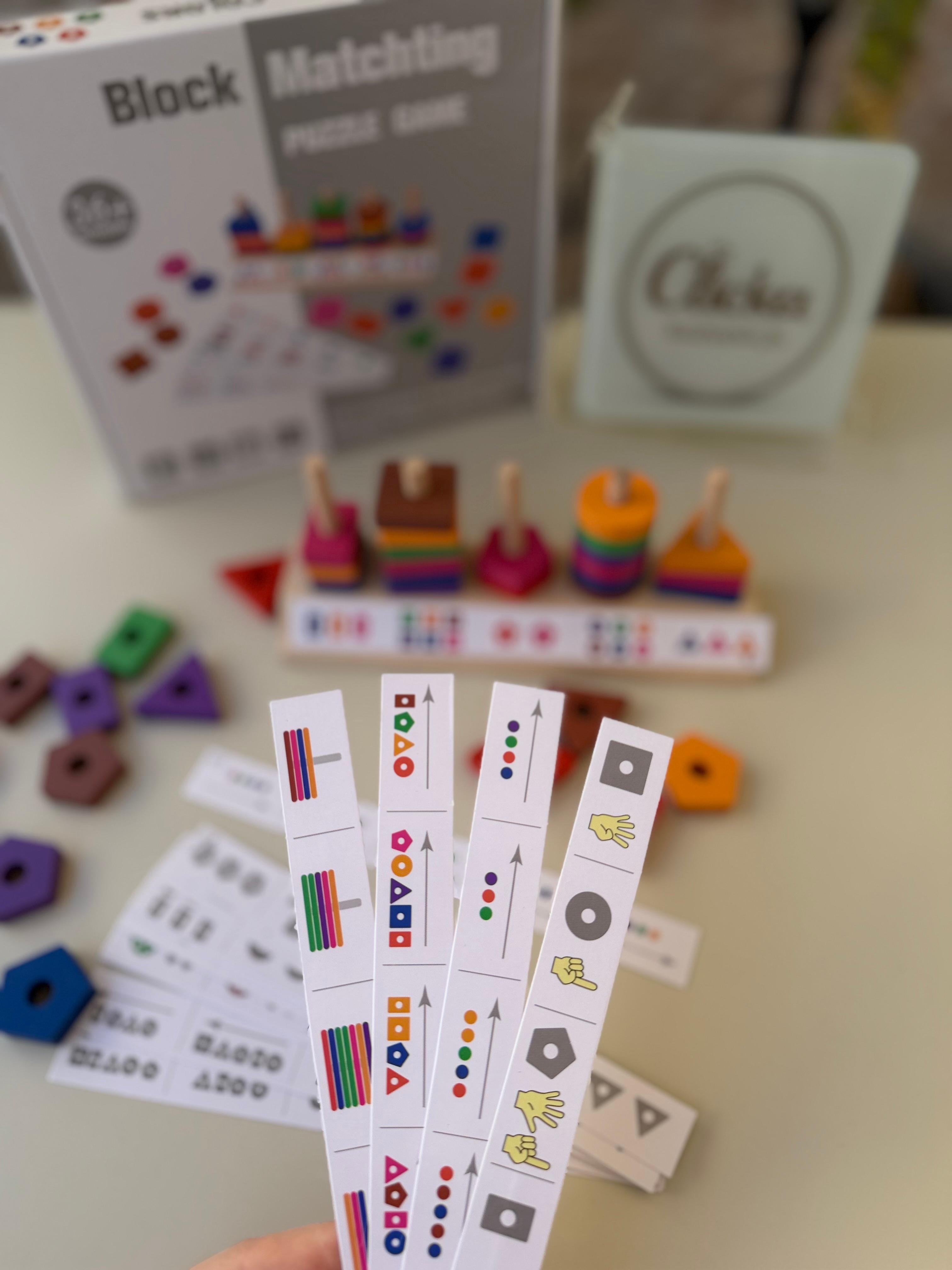 Block matching puzzle game
