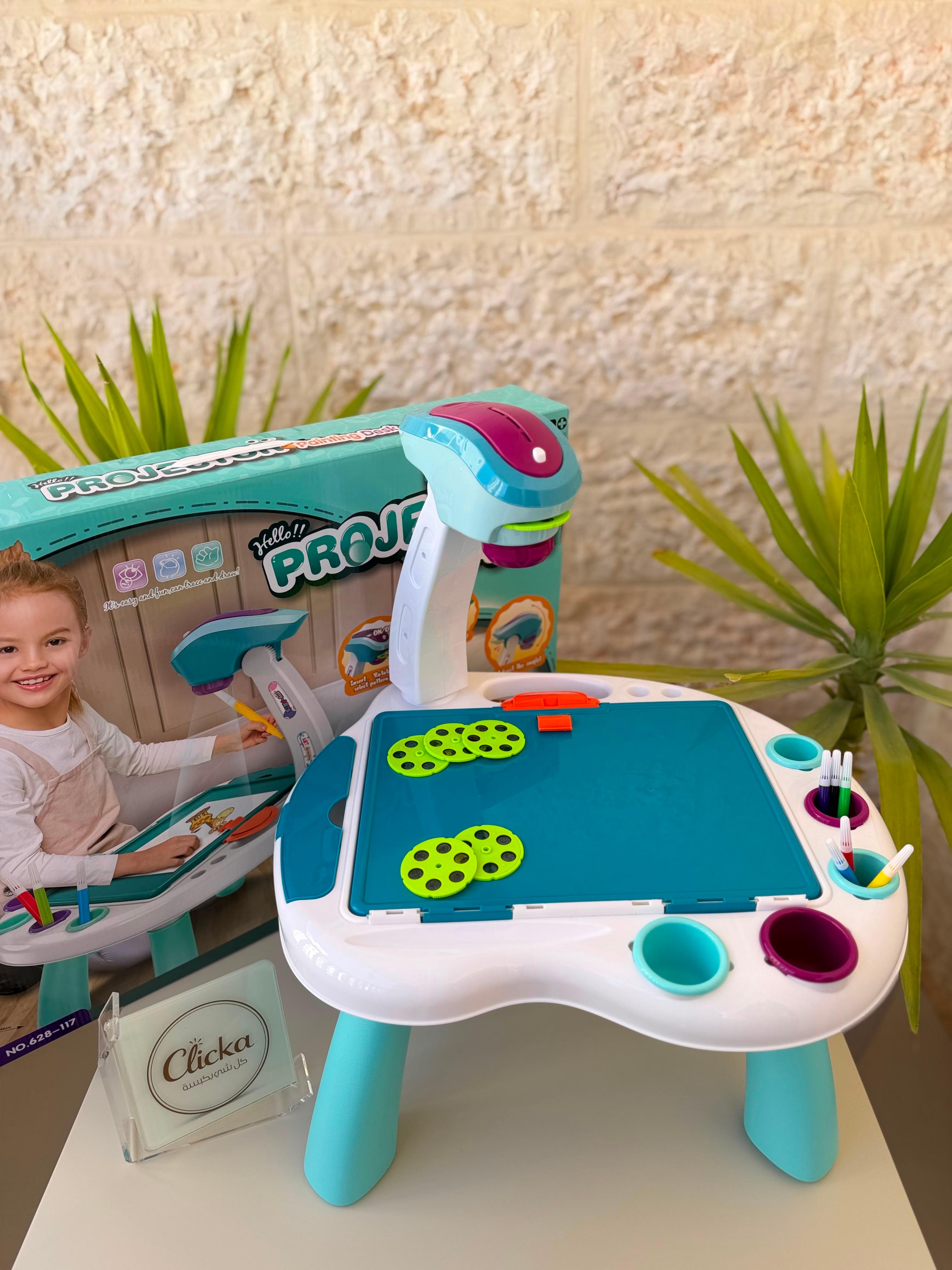 طاولة رسم تعليمية للأطفال مع بروجكتور