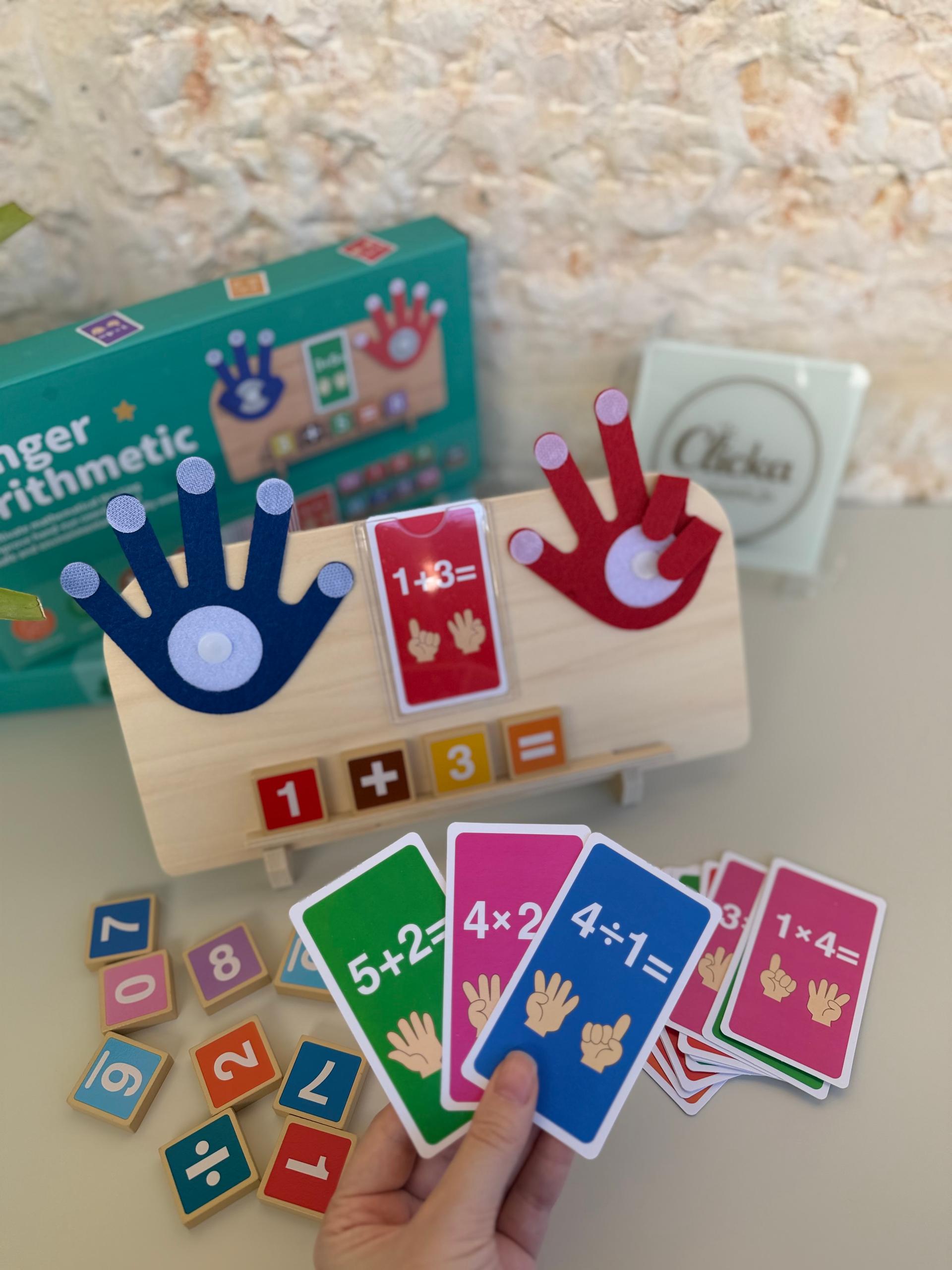 משחק לימוד ספירה וחשבון 🖐️
