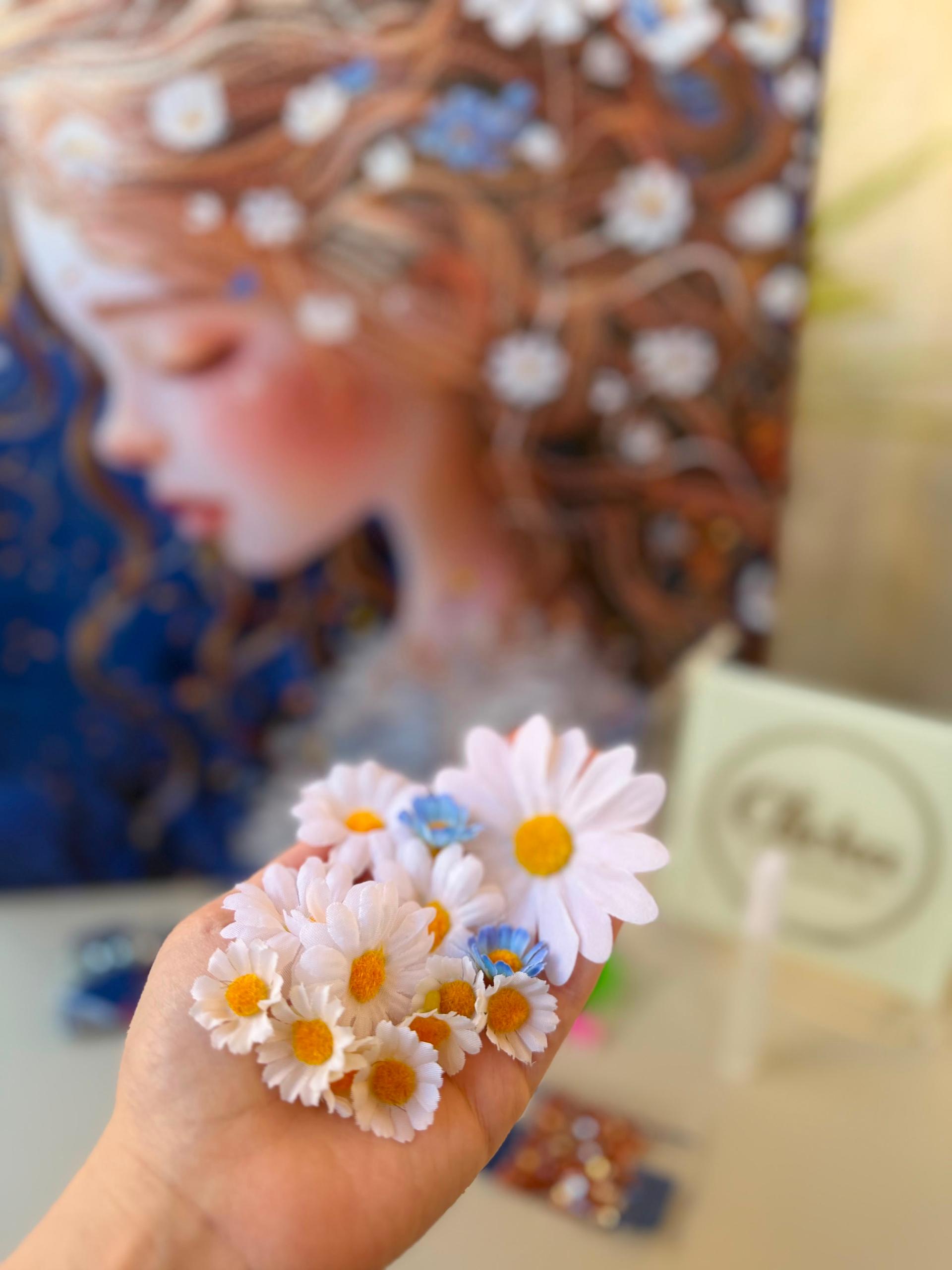 Diamond Painting Kit, Flower Girl