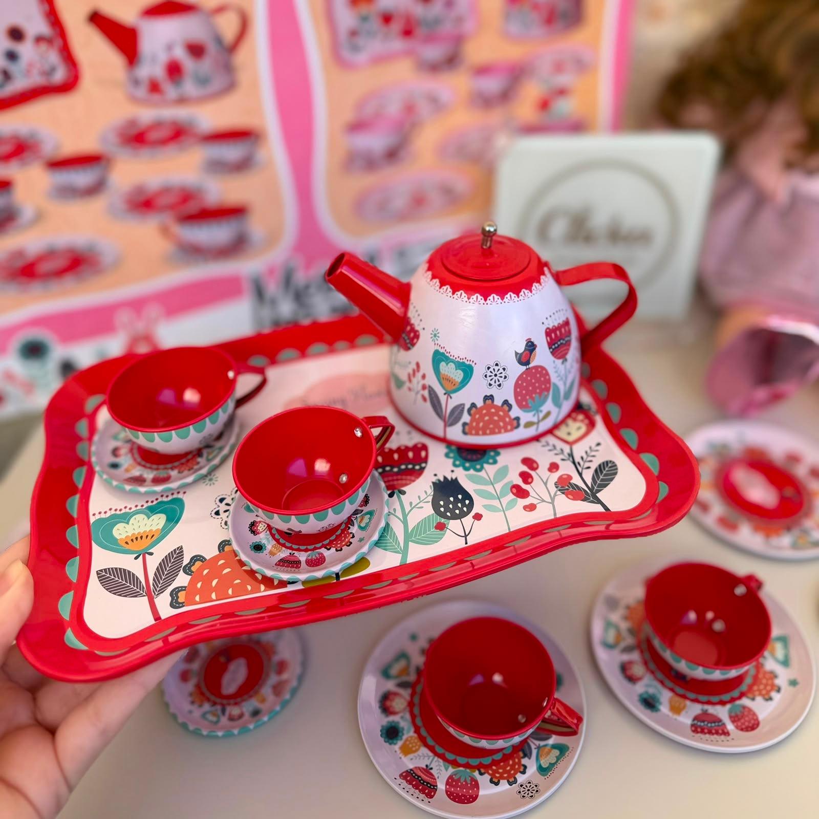 Kids Metal Tea Set