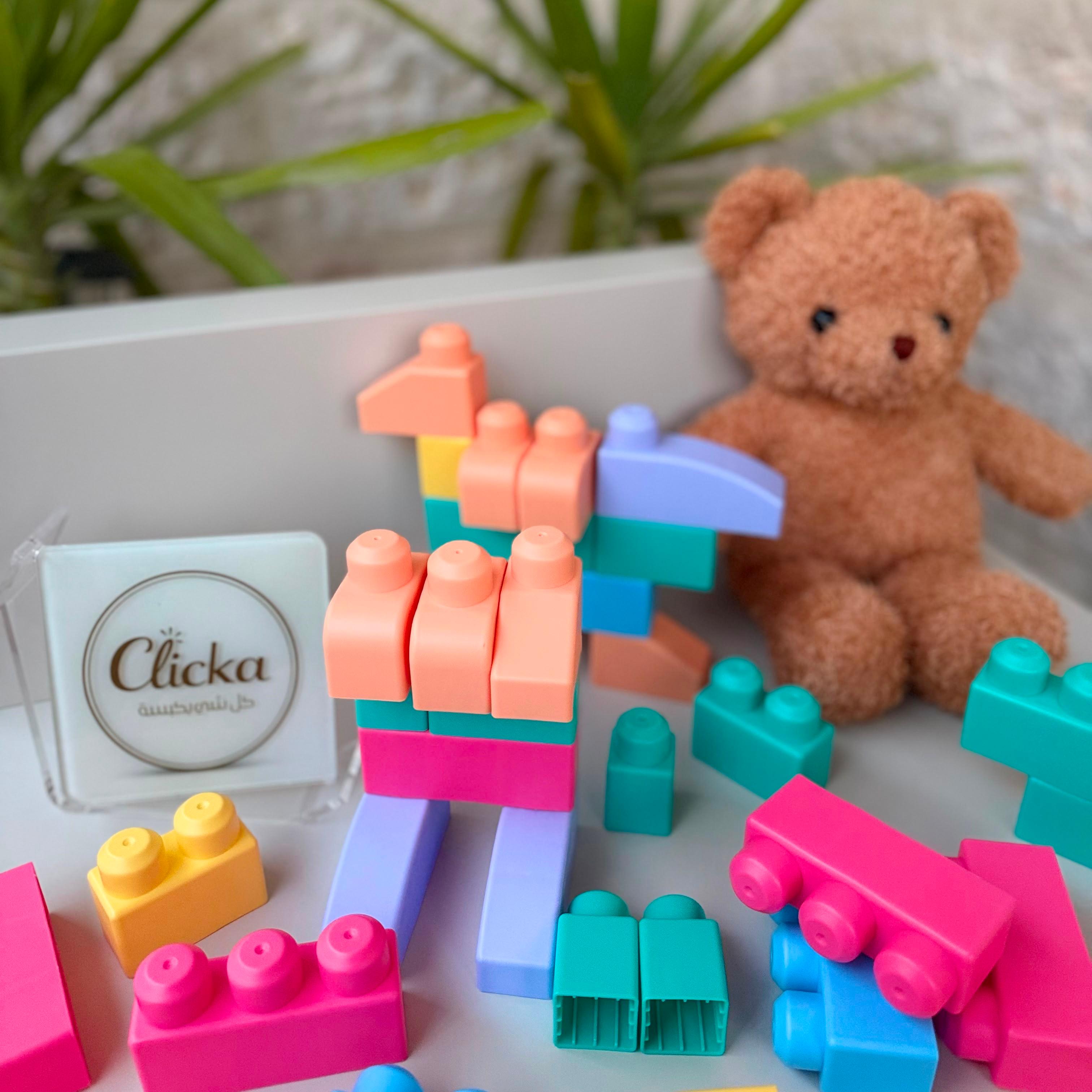 مكعبات تركيب ناعمة للأطفال – Soft Blocks