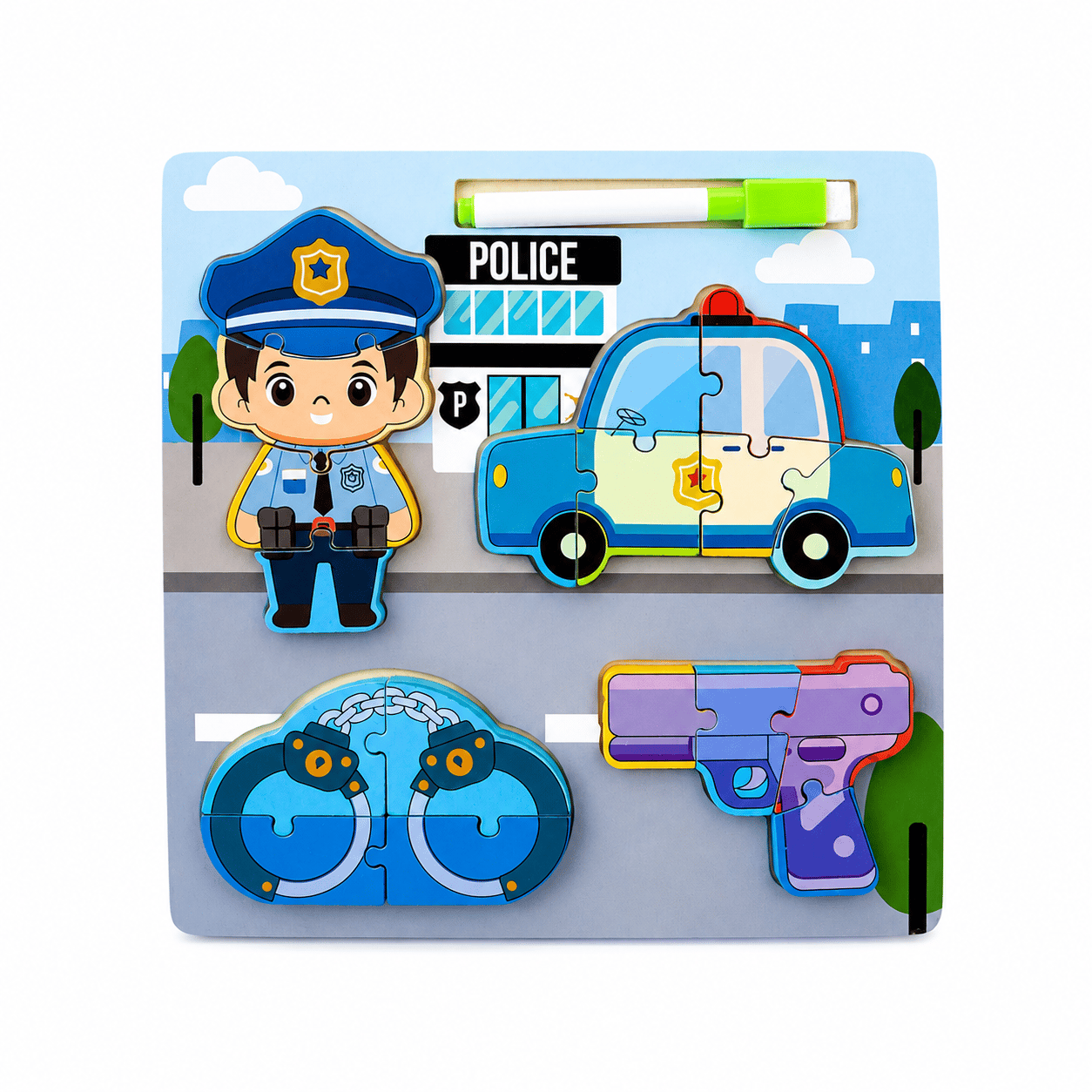 Police Puzzle Board