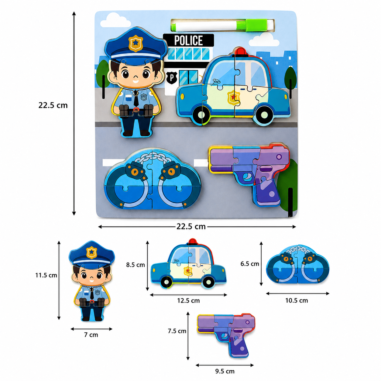 Police Puzzle Board