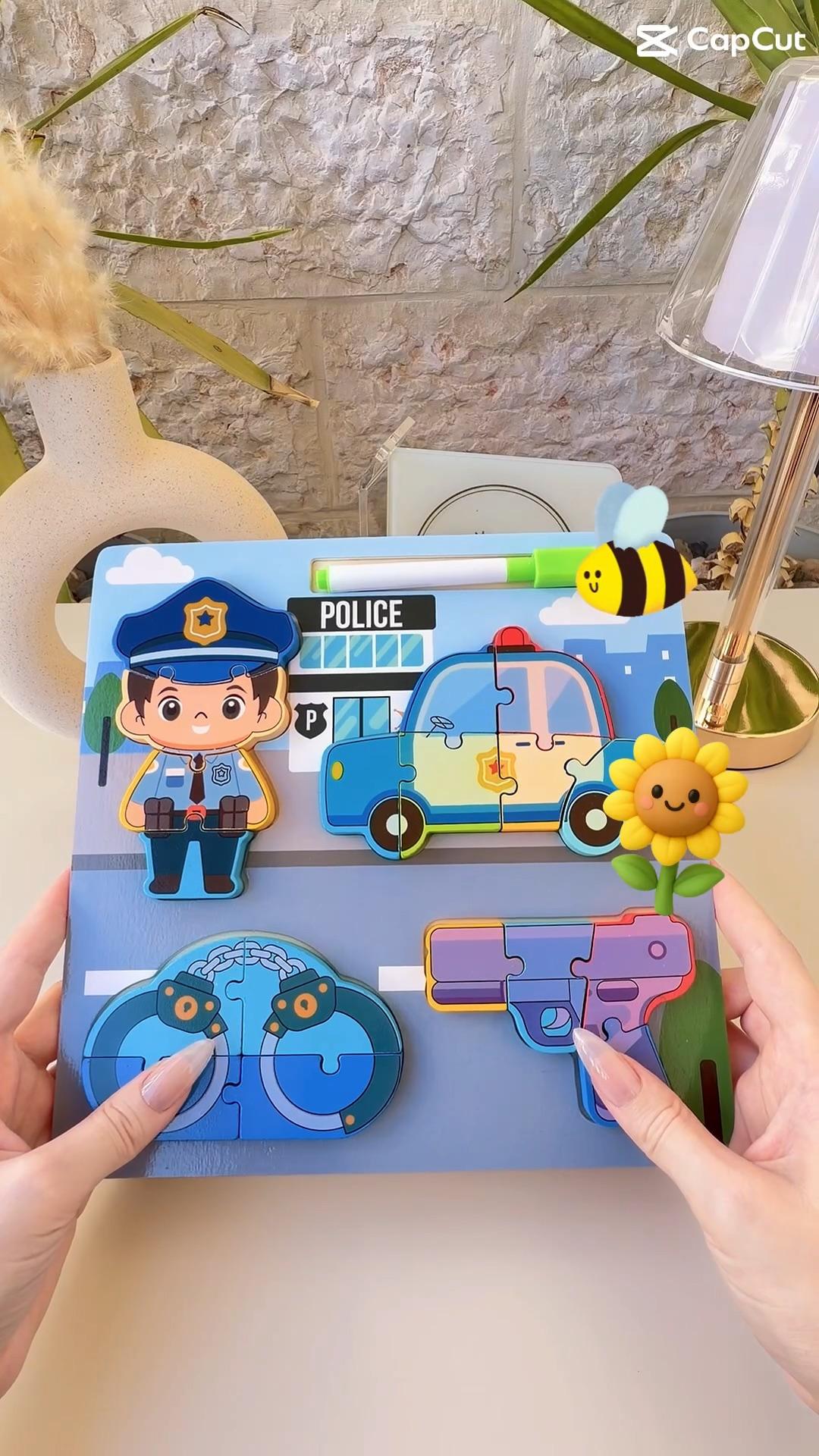 Police Puzzle Board video 7