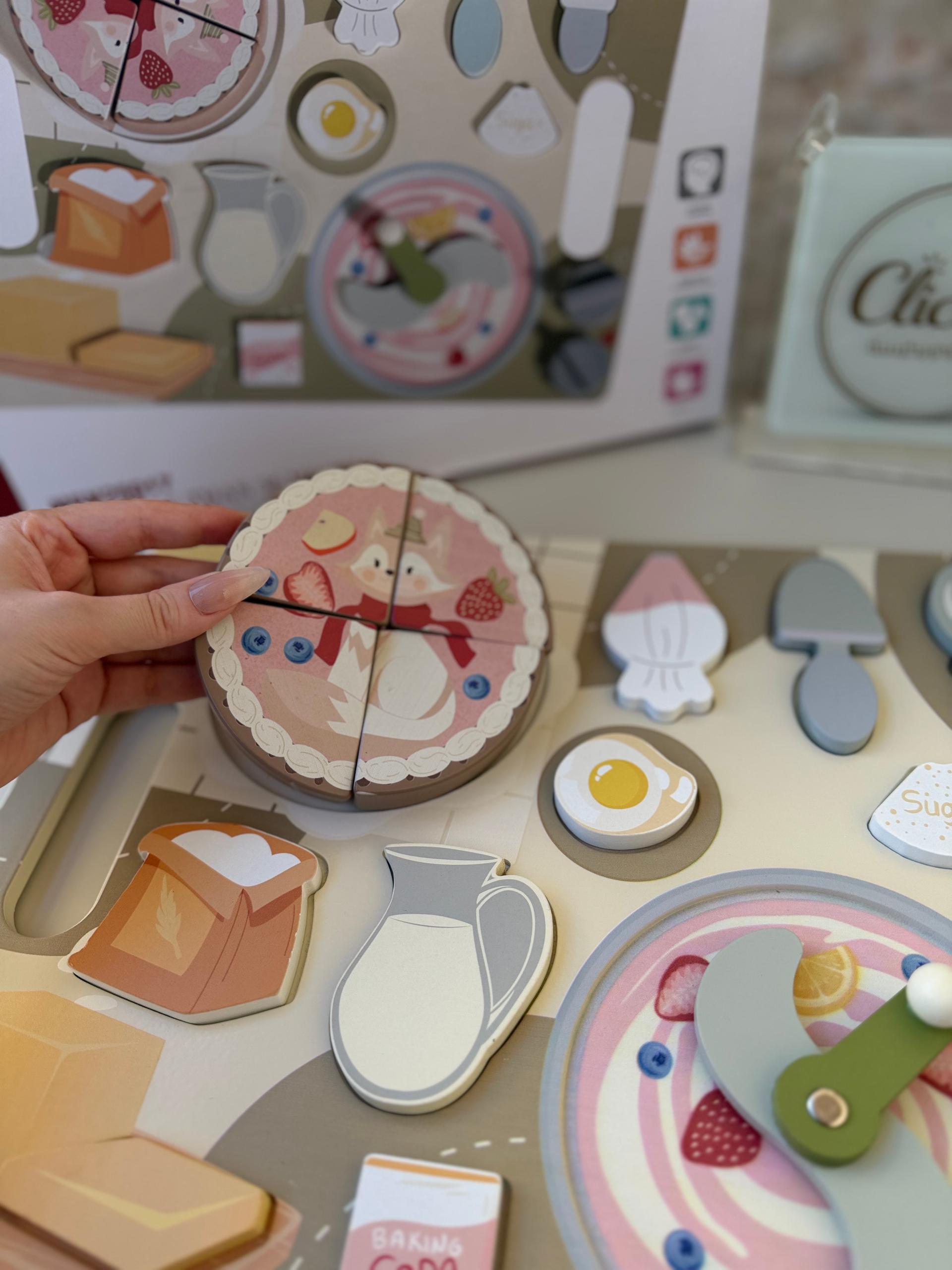 Wooden Cake Making Challenge Board