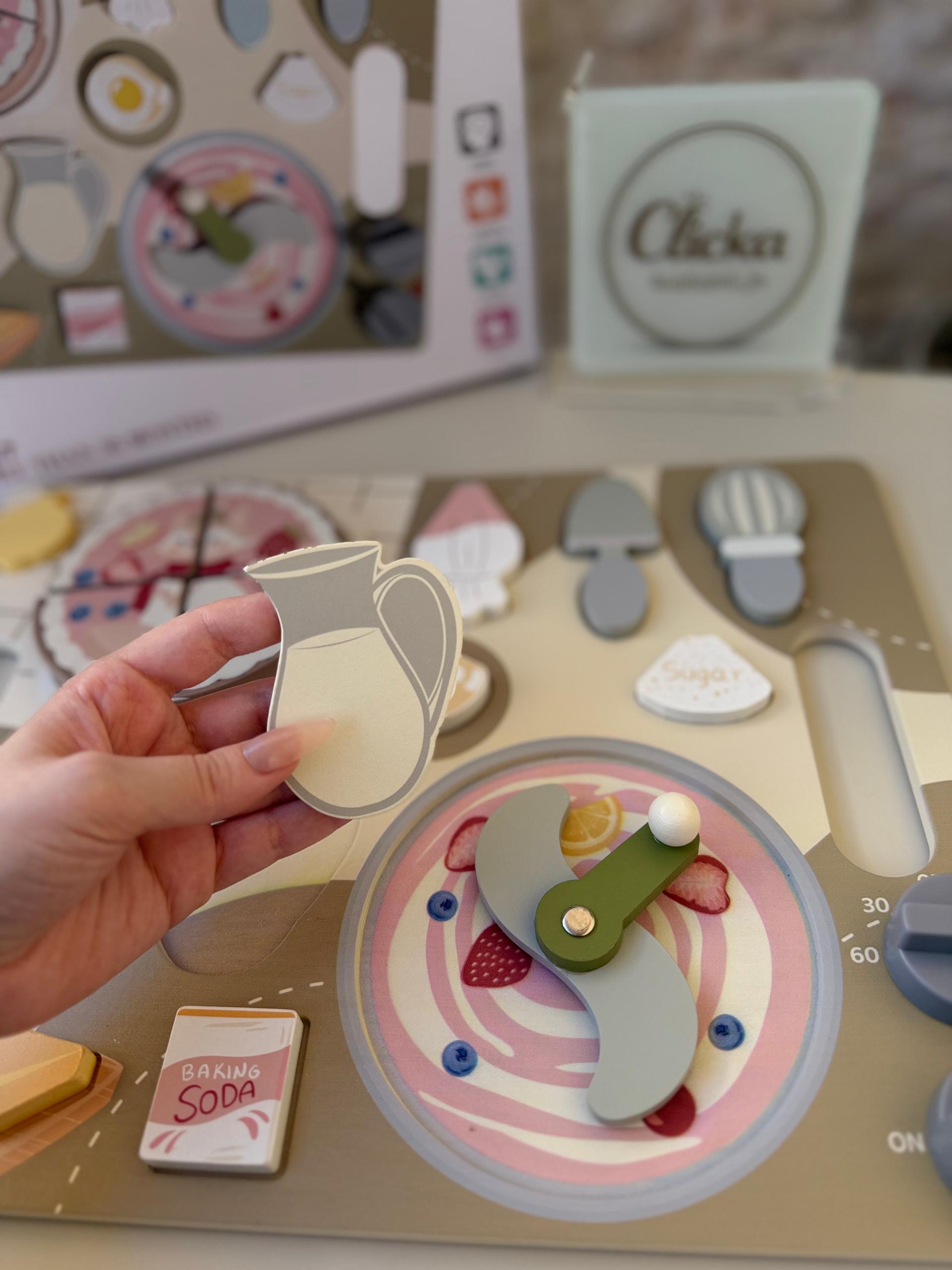 Wooden Cake Making Challenge Board