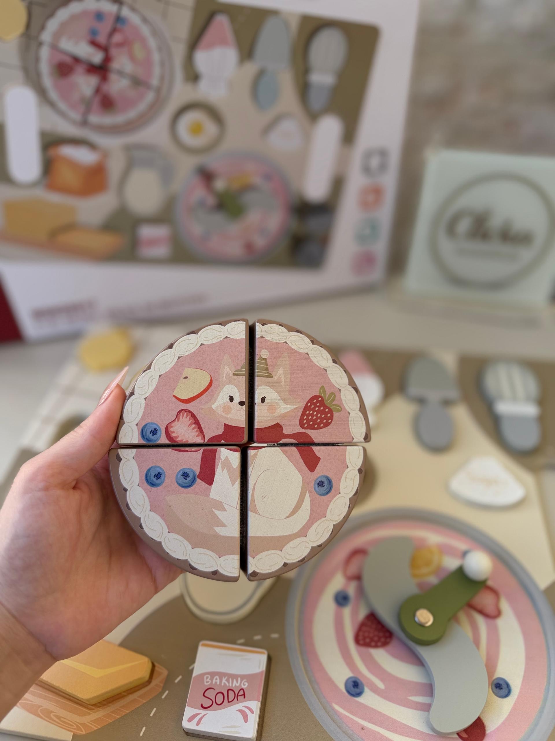 Wooden Cake Making Challenge Board