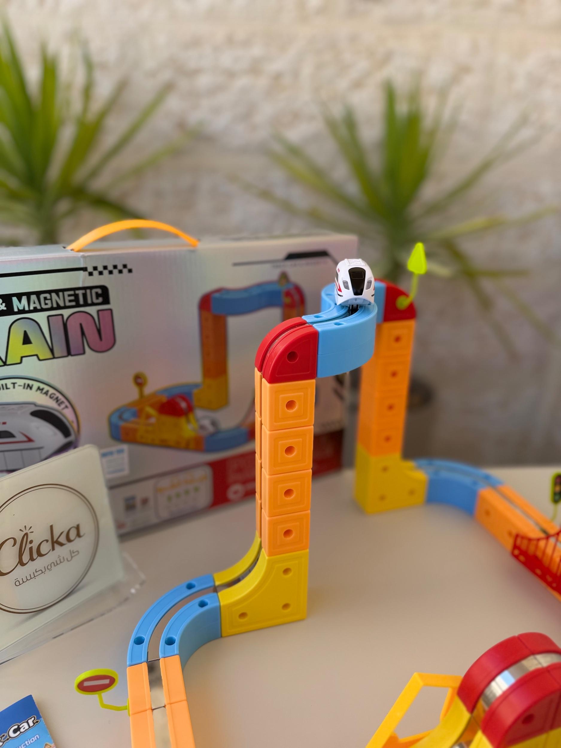 Kids Magnetic Track Train Set