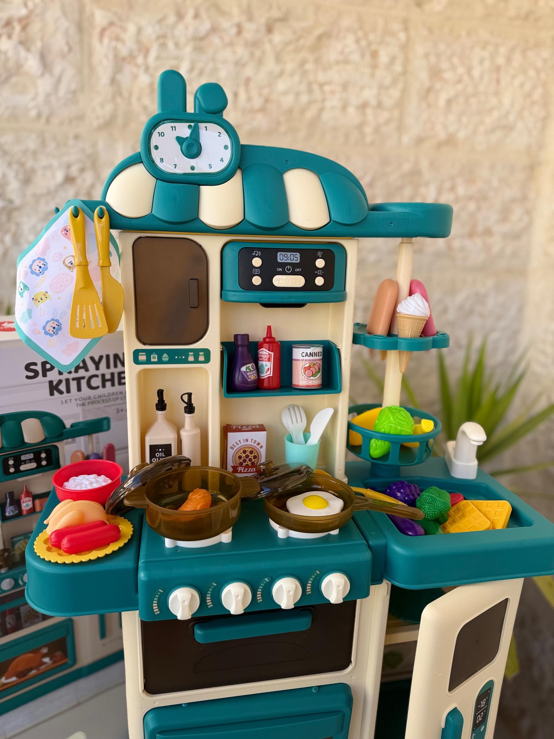 מטבח אינטראקטיבי לילדים עם אביזרים