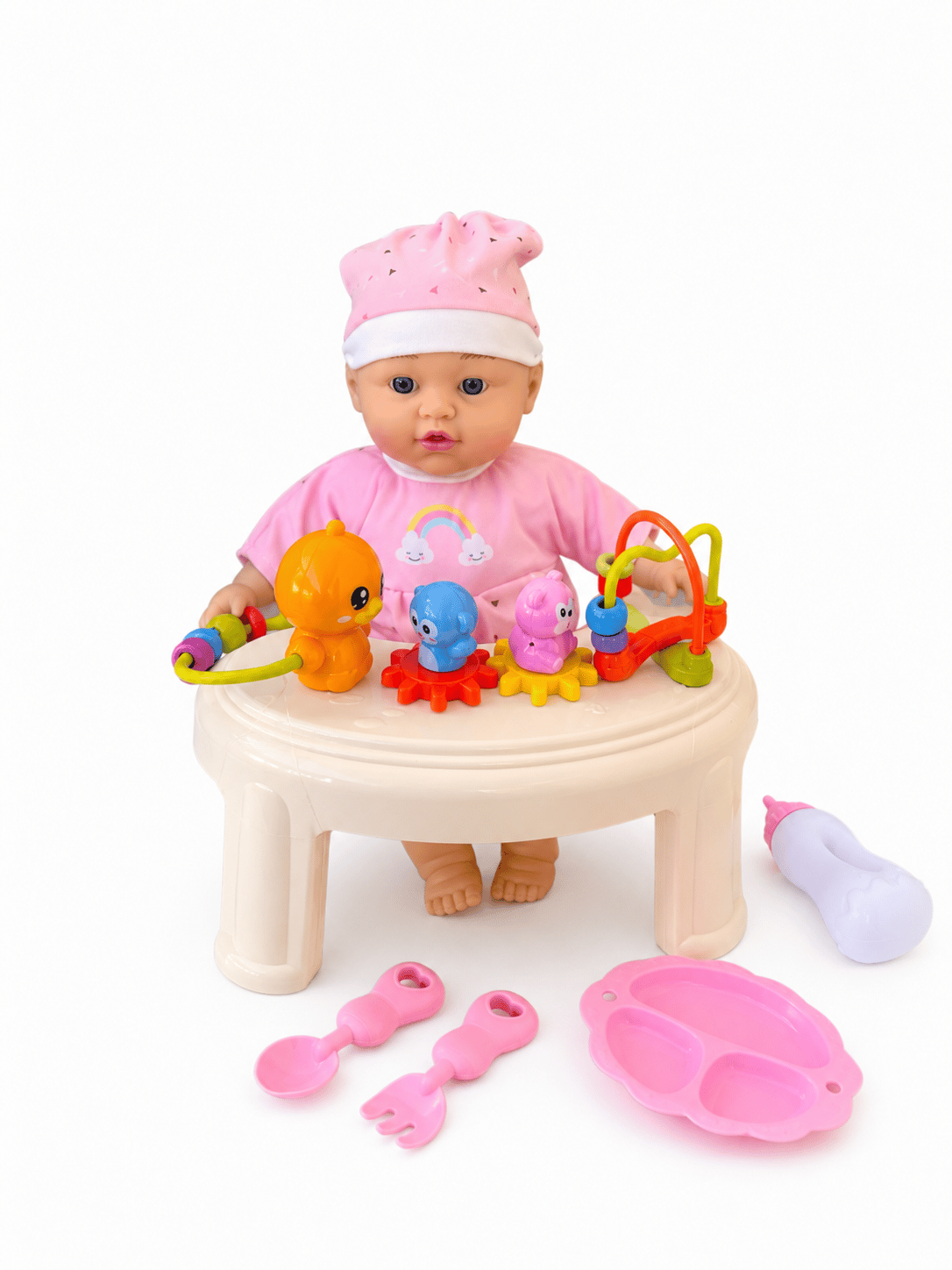 Baby Doll with Interactive Activity Table