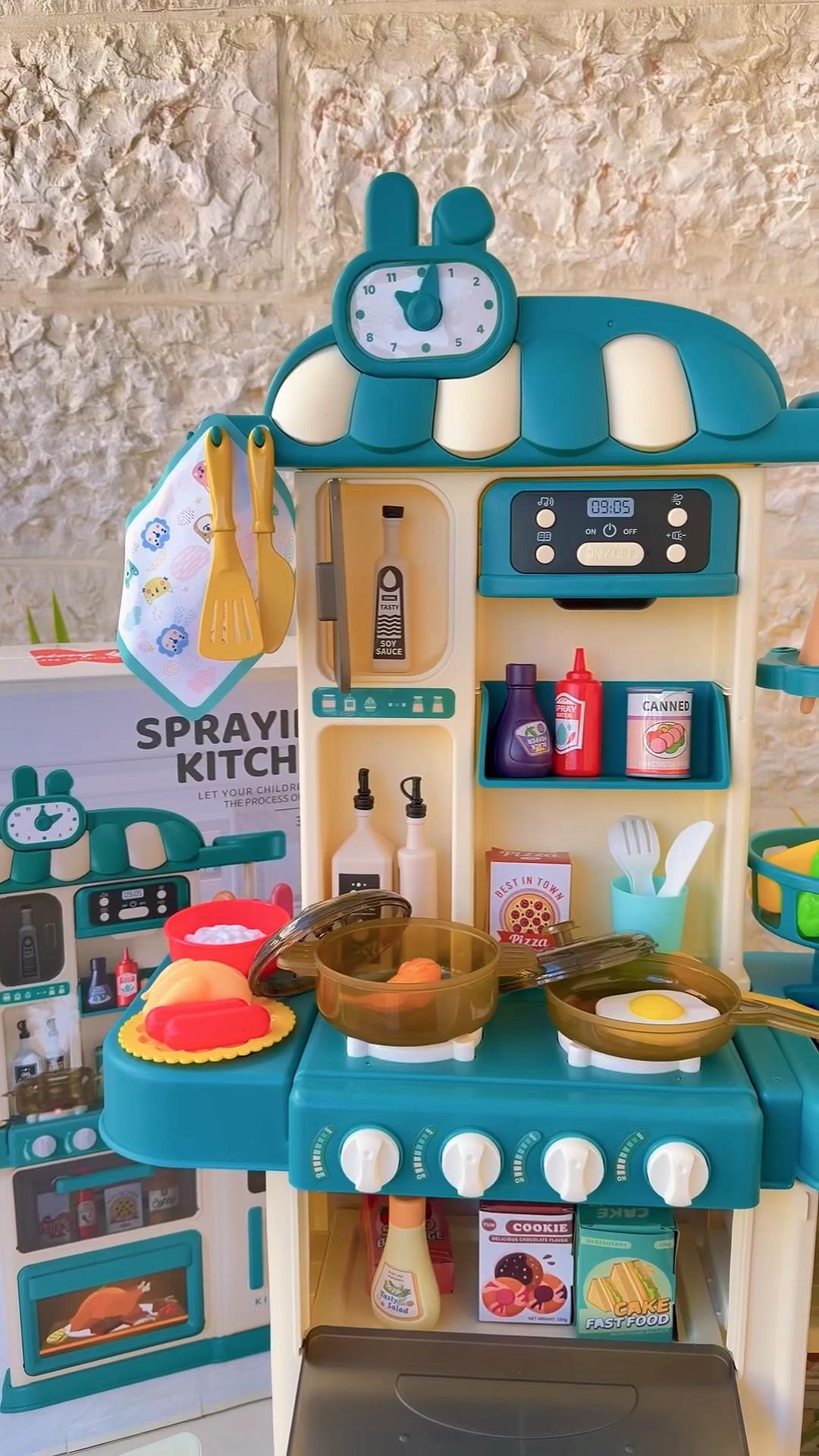 מטבח אינטראקטיבי לילדים עם אביזרים סרטון 6