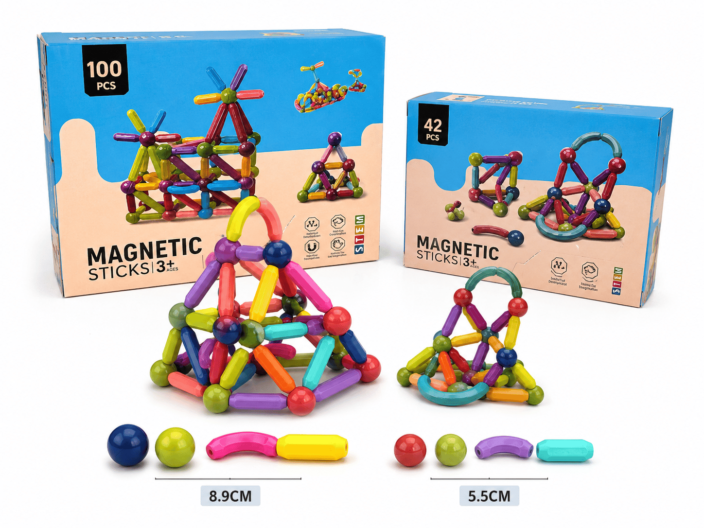 Educational Magnetic Building Blocks