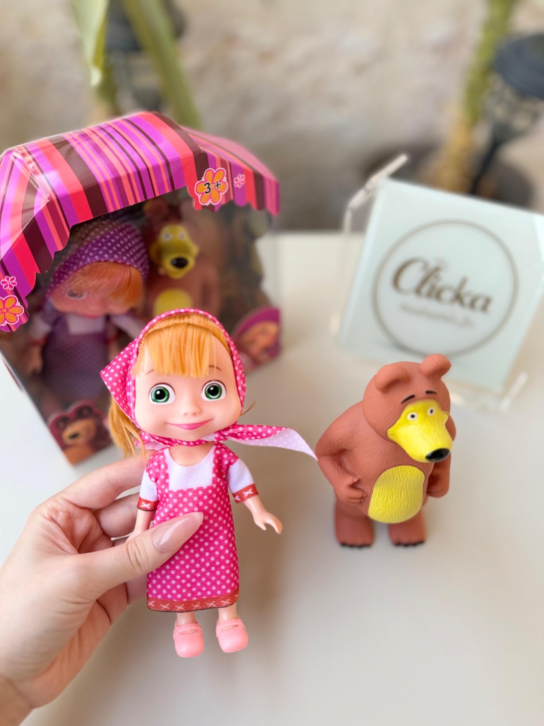Masha and the Bear Set with Characters and Accessories