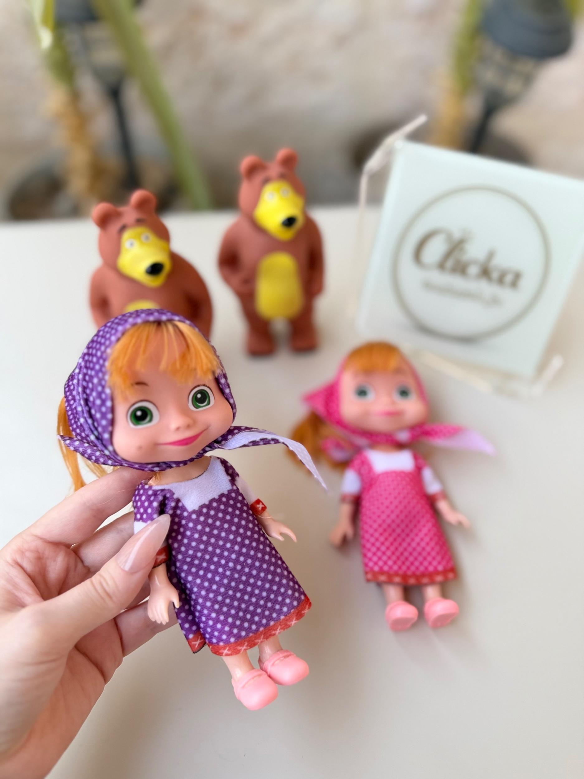 Masha and the Bear Set with Characters and Accessories