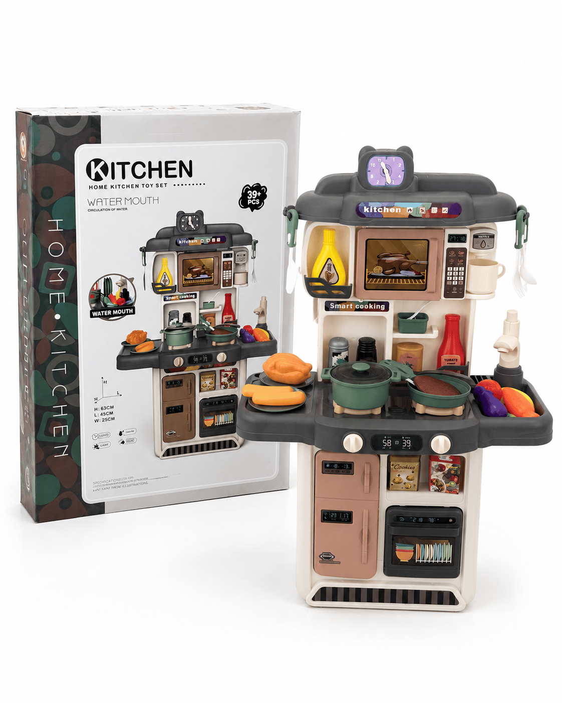 Kids Educational Kitchen with Water Tap