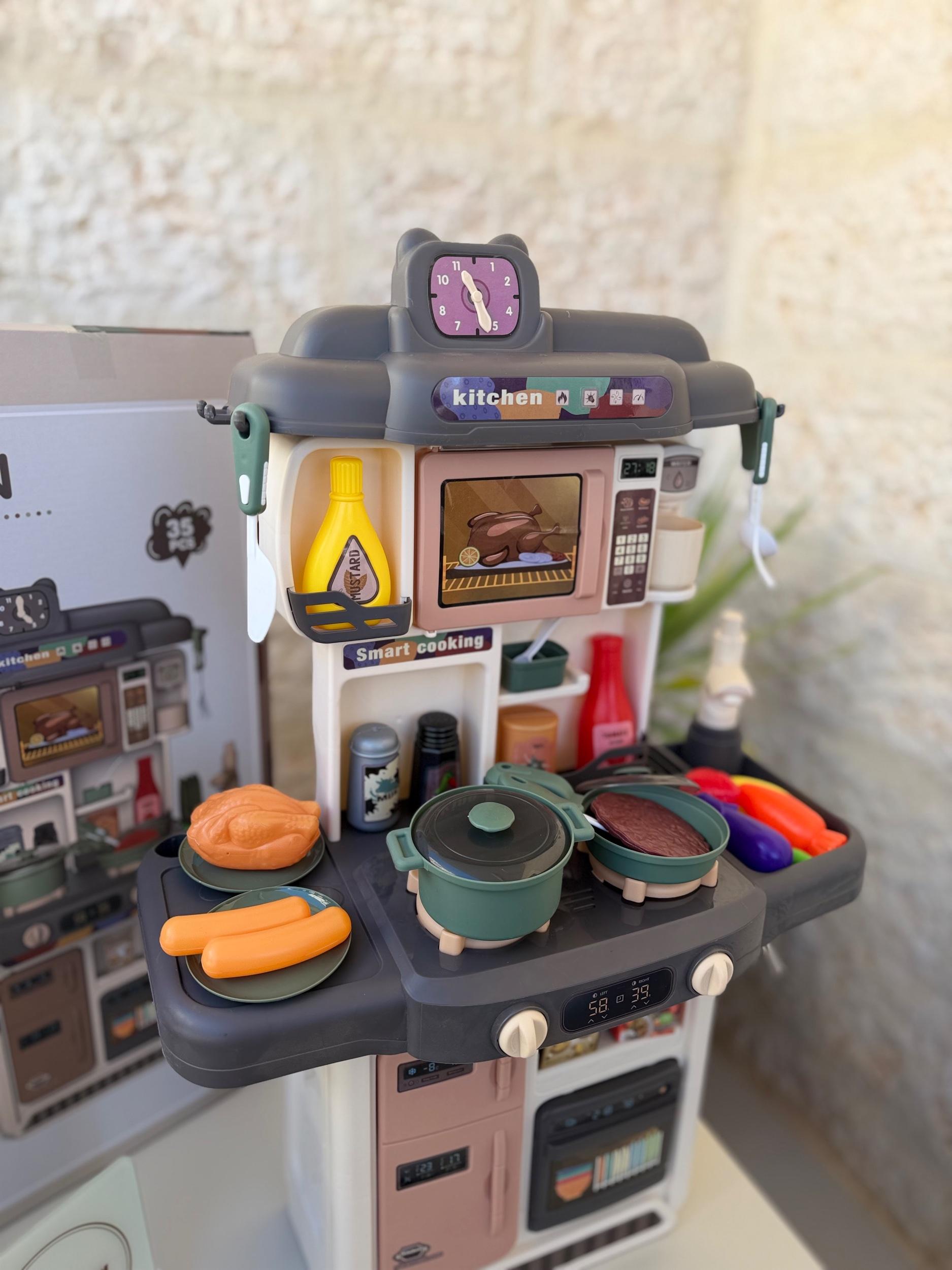 Kids Educational Kitchen with Water Tap