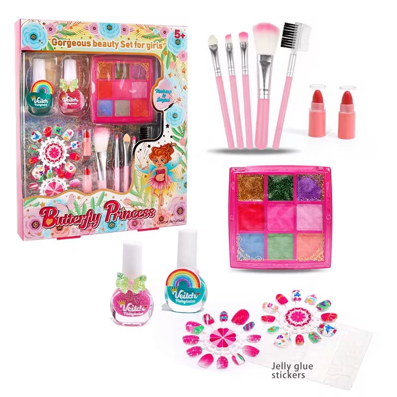 Kids Makeup and Nail Set