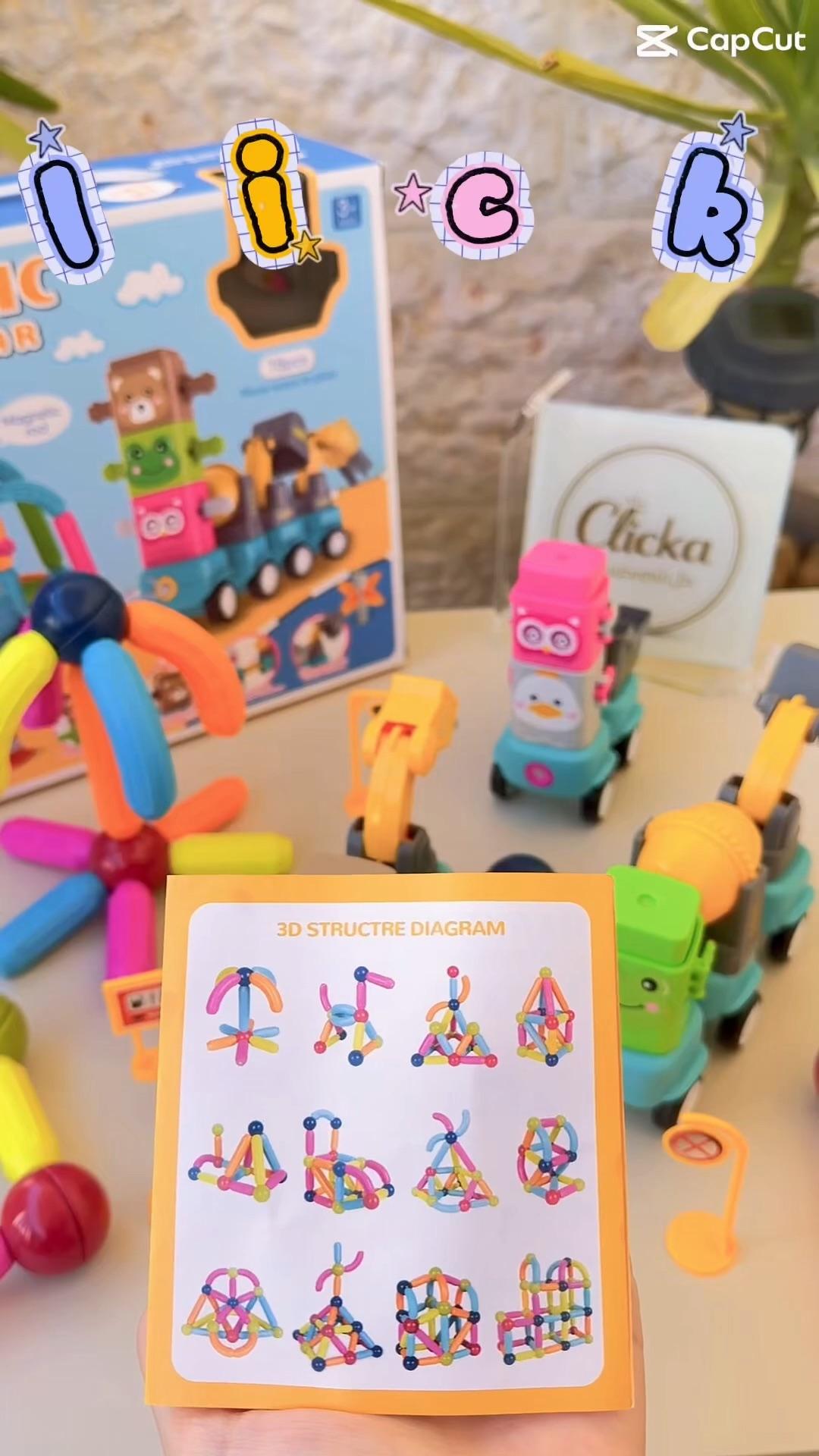 Magnetic Animal Car Play Set video 6