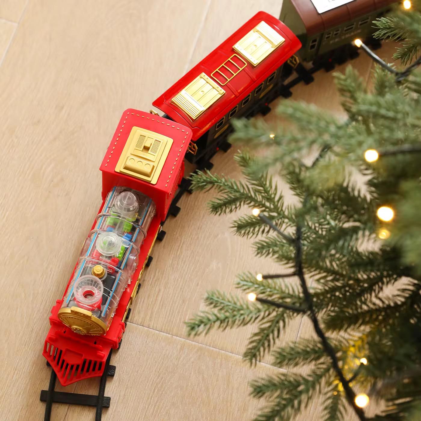 Kids Electric Steam Train with Circular Track