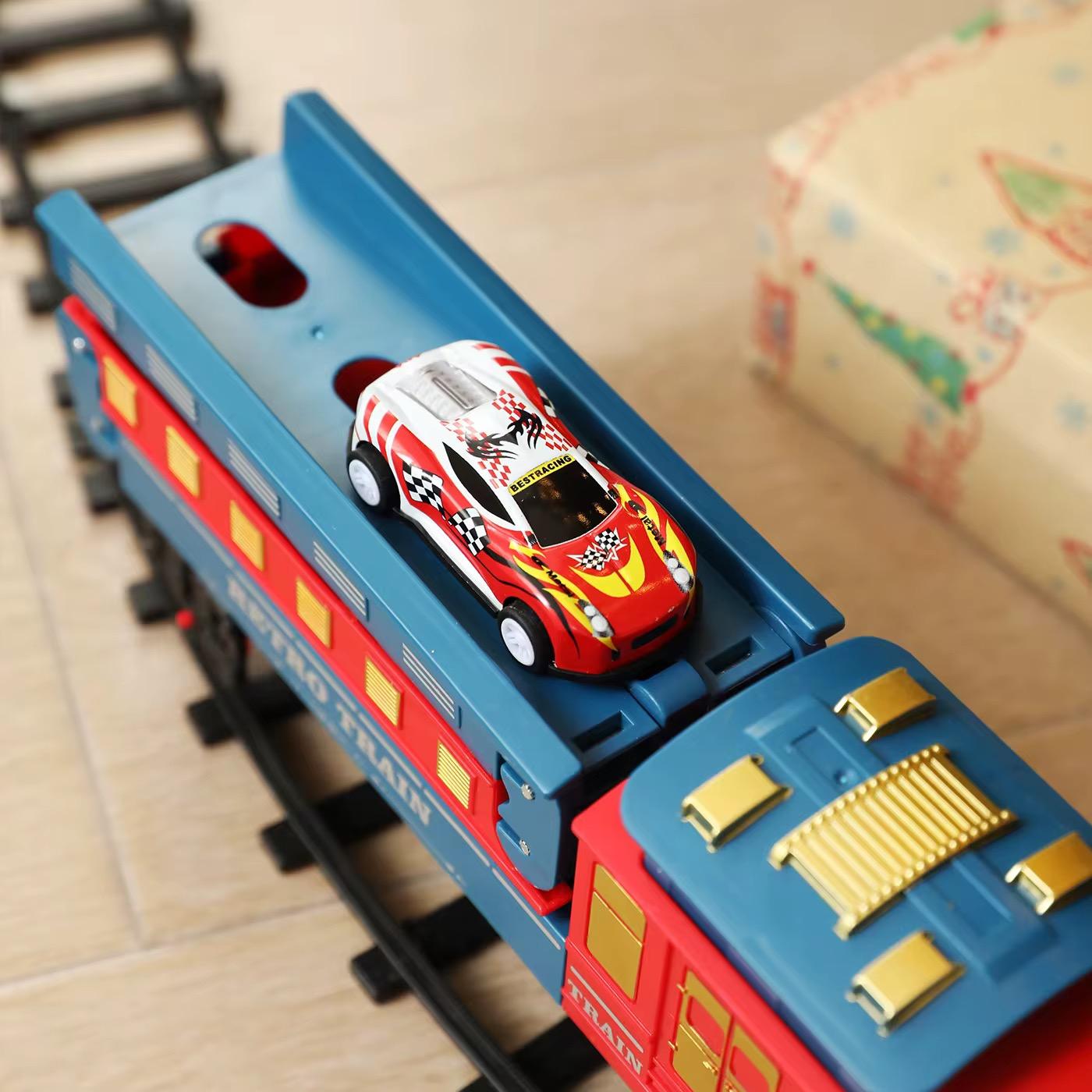 Kids Electric Steam Train with Circular Track