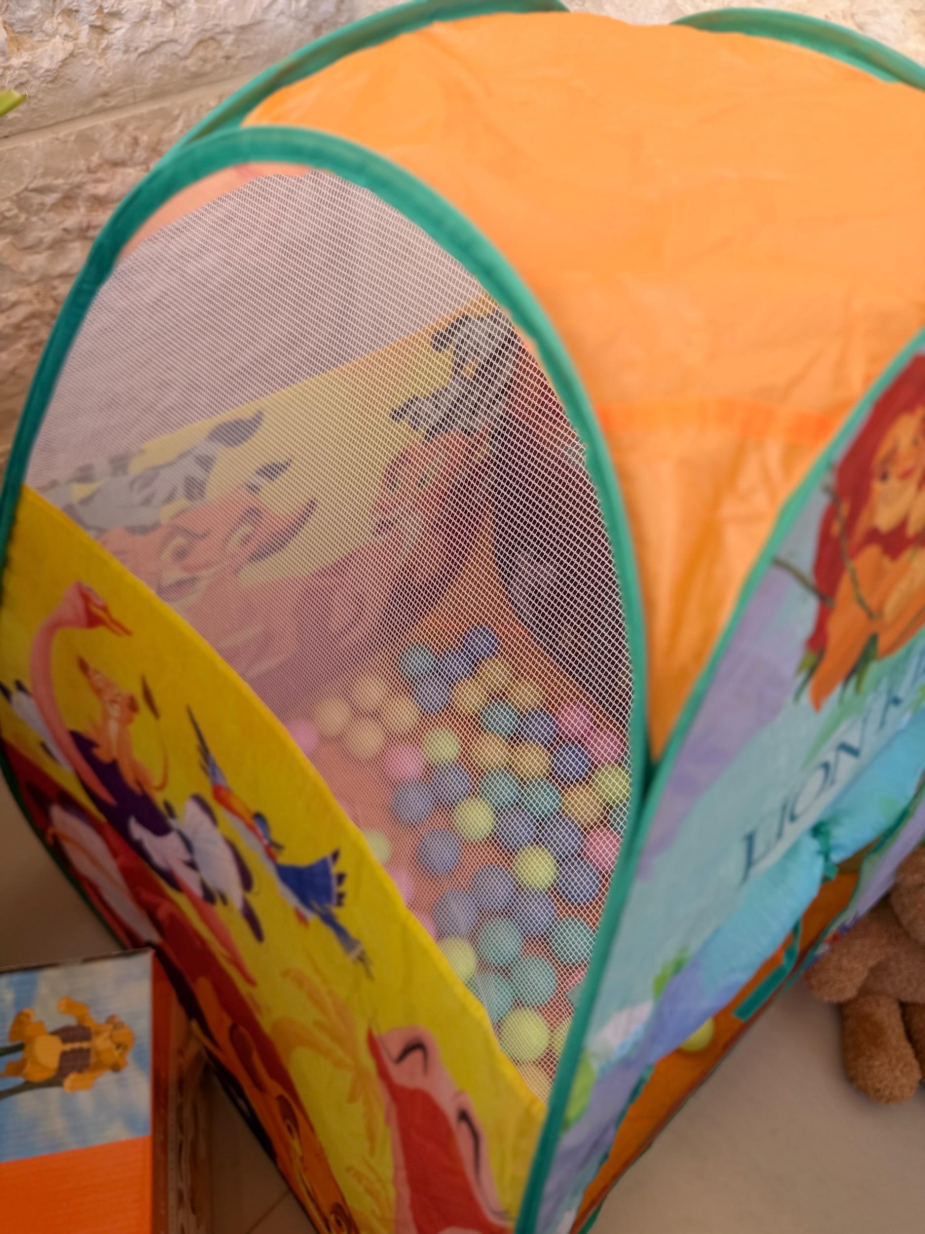 Kids Foldable Play Tent, The Lion King with Ball Pit