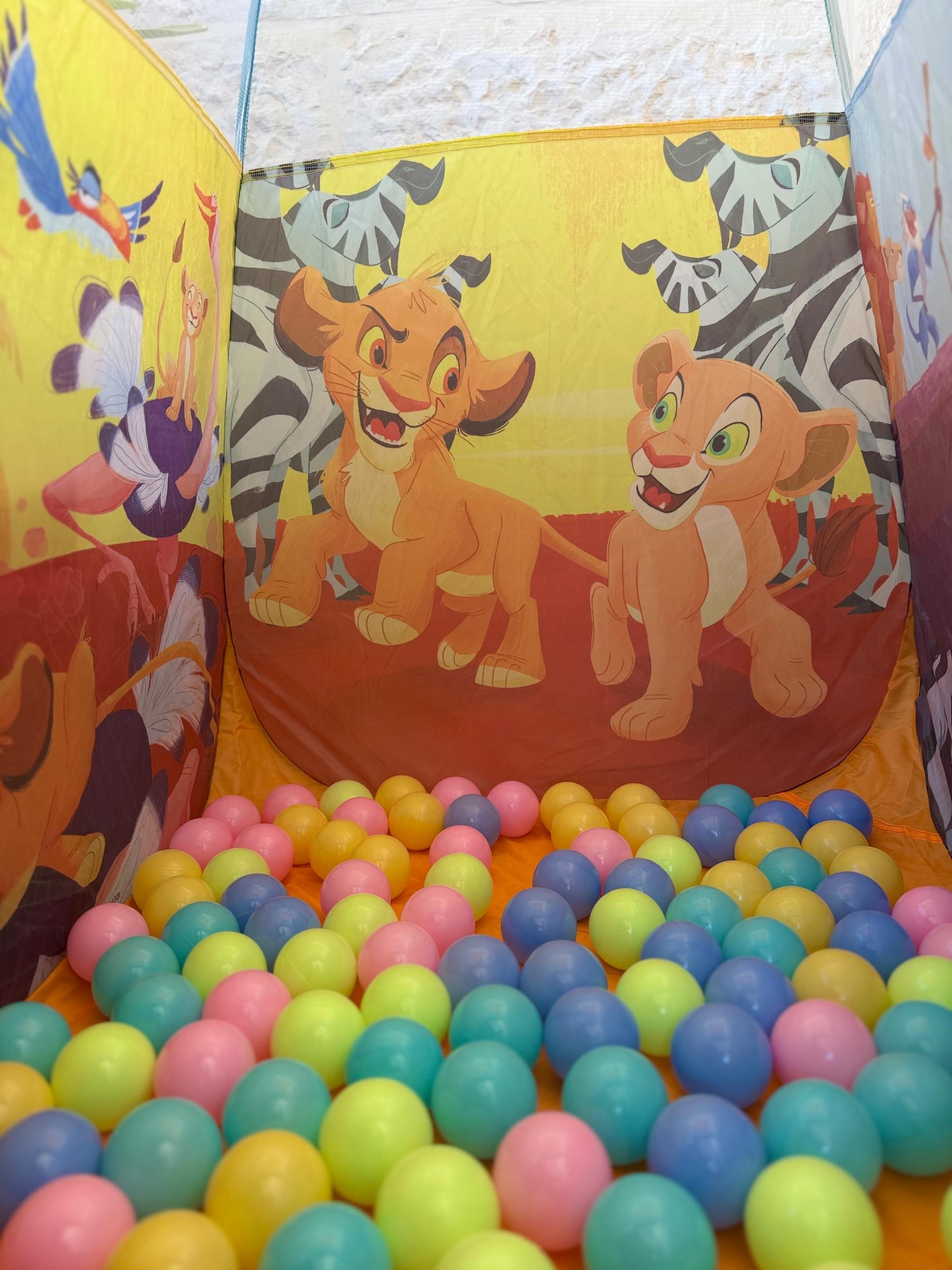 Kids Foldable Play Tent, The Lion King with Ball Pit