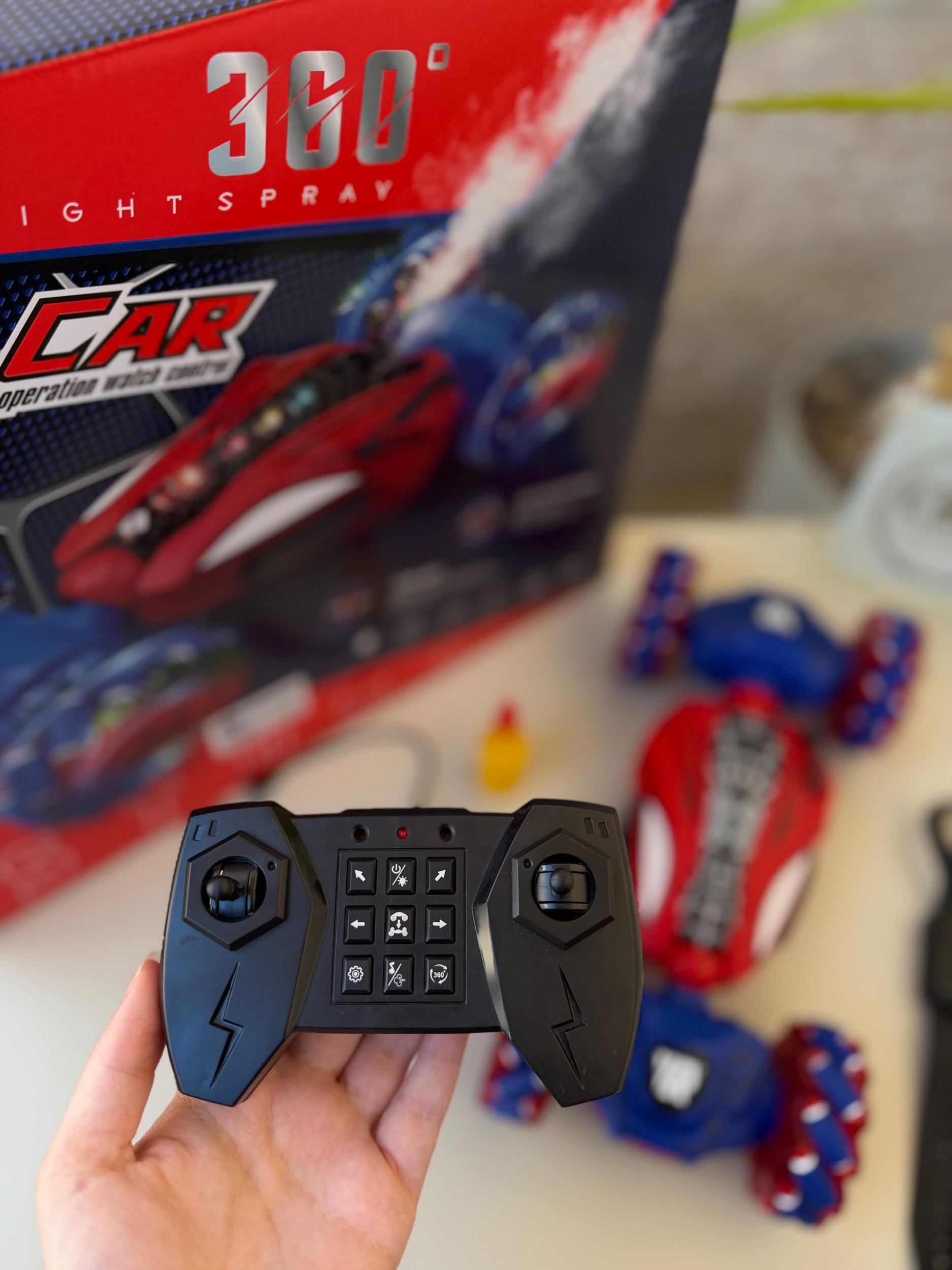 Spider Man Stunt Remote Control Car with Gesture Watch