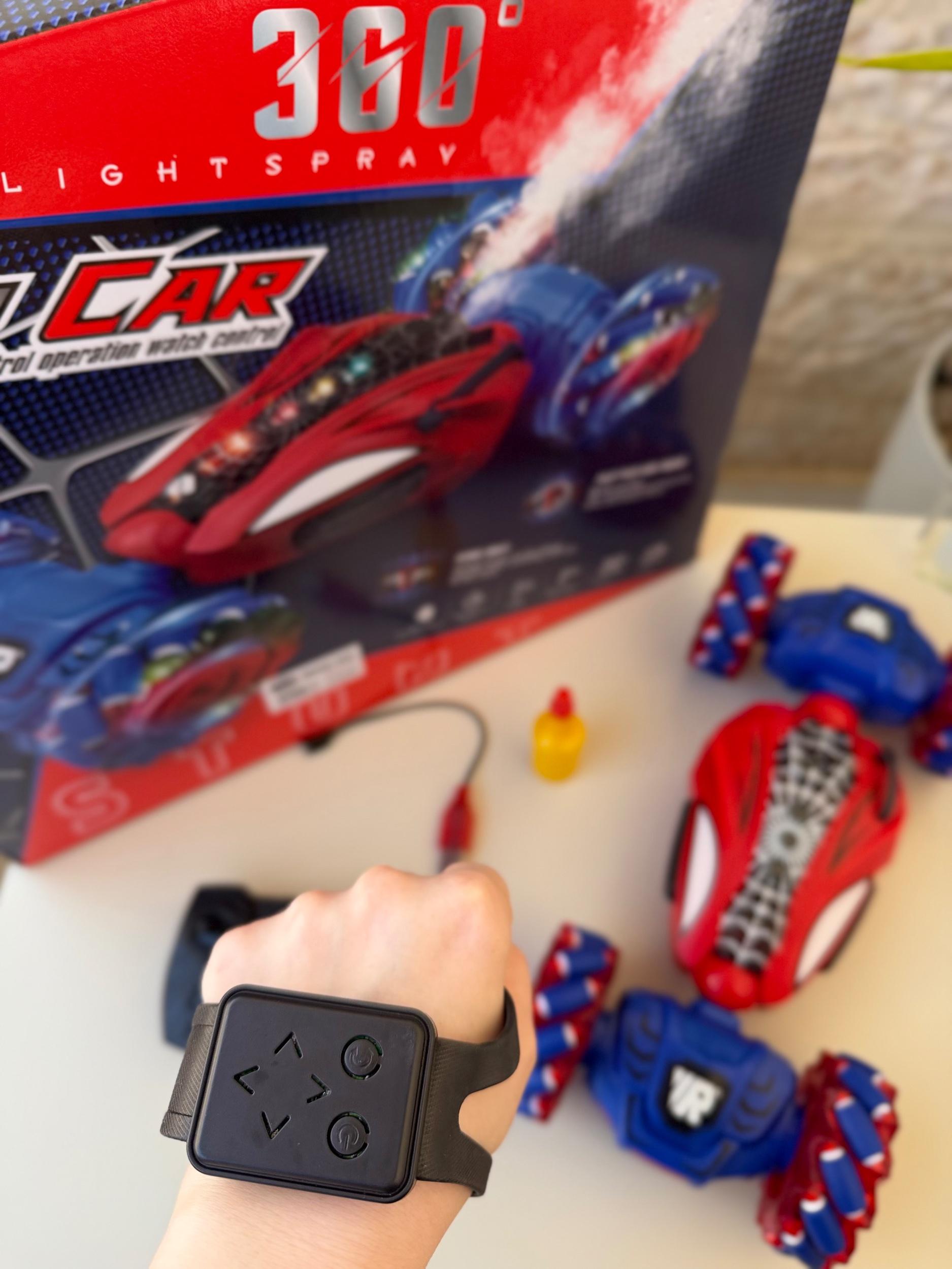 Spider Man Stunt Remote Control Car with Gesture Watch