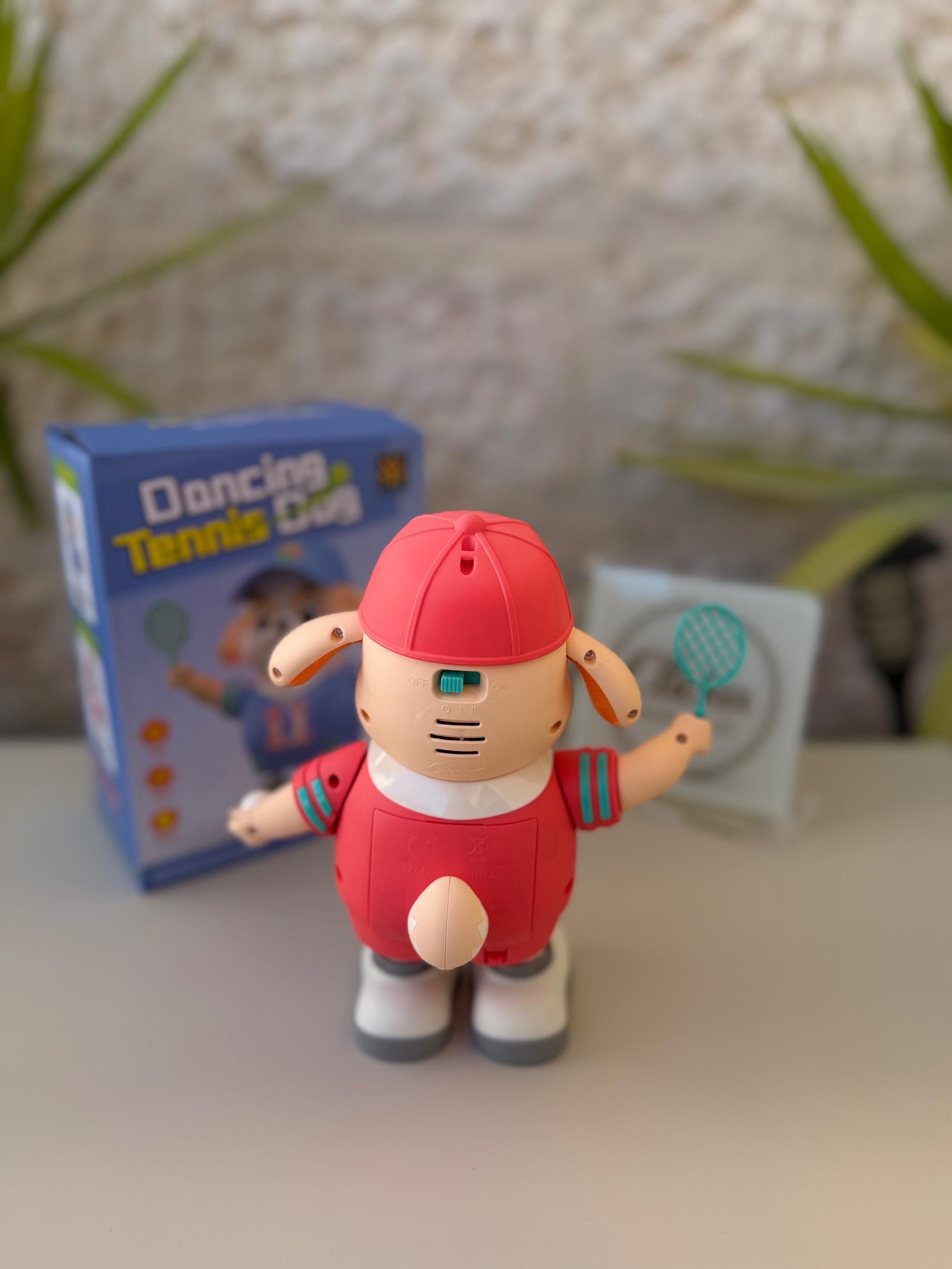 Light Up Dancing Tennis Dog with Music