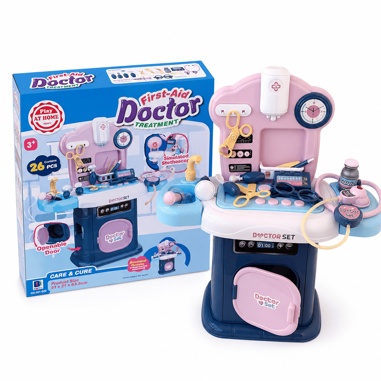 Kids Educational Doctor Set, 26 Pieces
