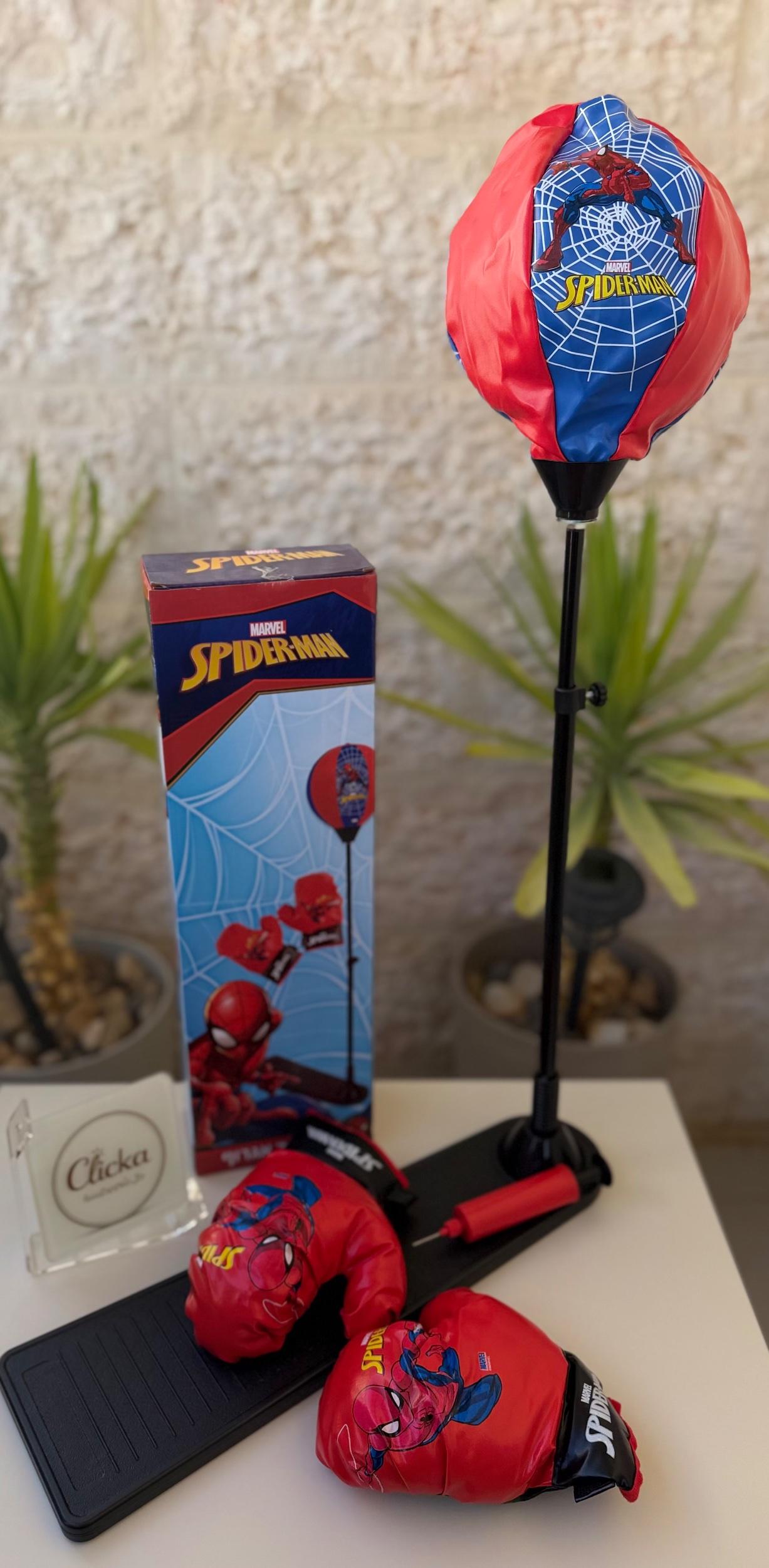 Spider Man Kids Boxing Set with Adjustable Training Ball