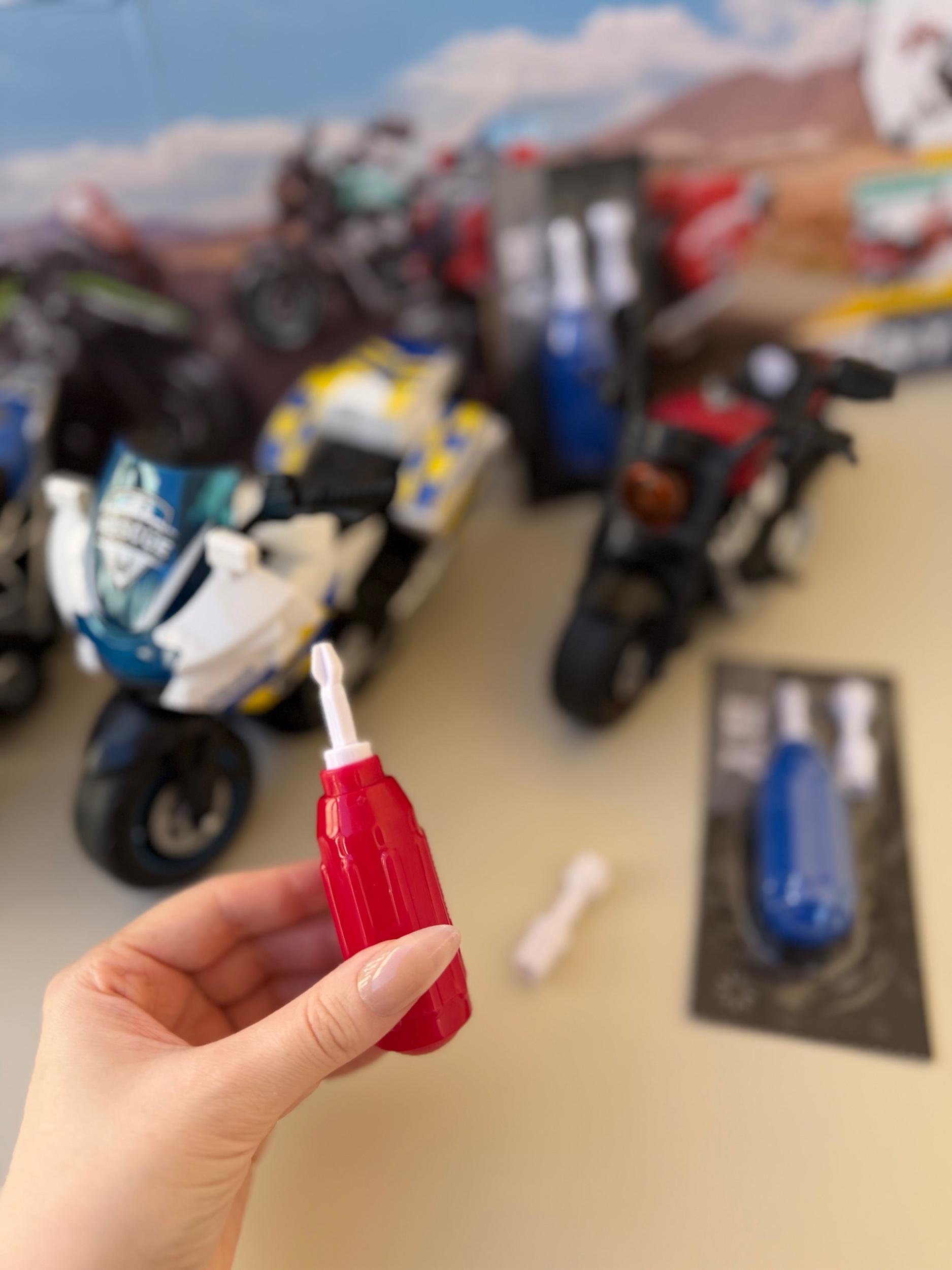 Motorbike Set with Repair Tools, Motor Set
