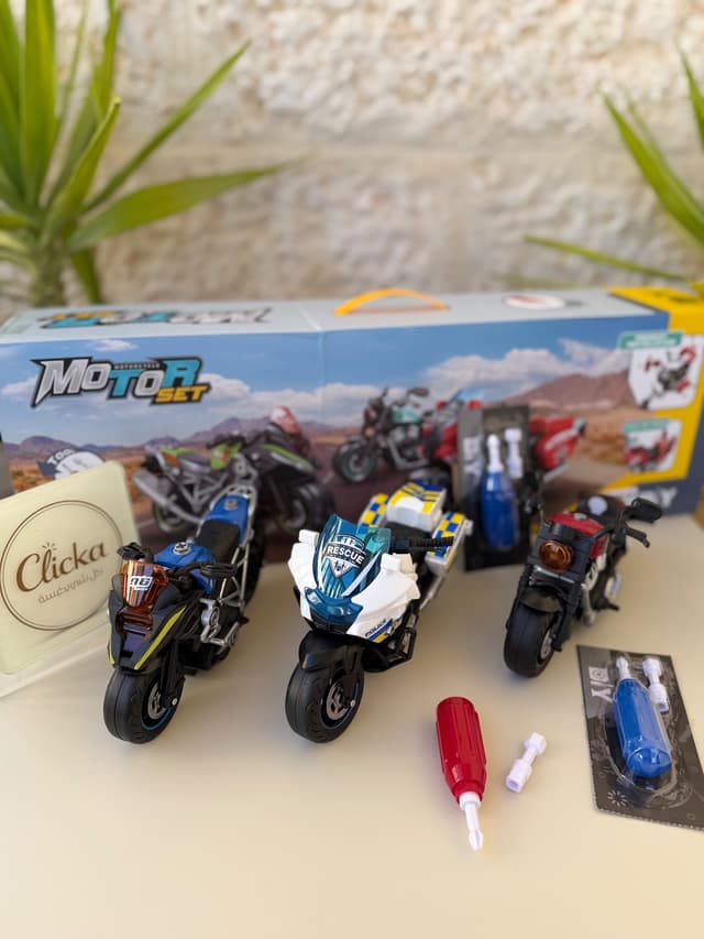 תמונה ממוזערת 5 של طقم دراجات نارية مع أدوات صيانة – Motor Set