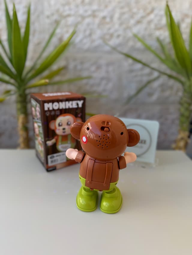תמונה ממוזערת 2 של 🐵 القرد الراقص الذكي مع الإضاءة والموسيقى