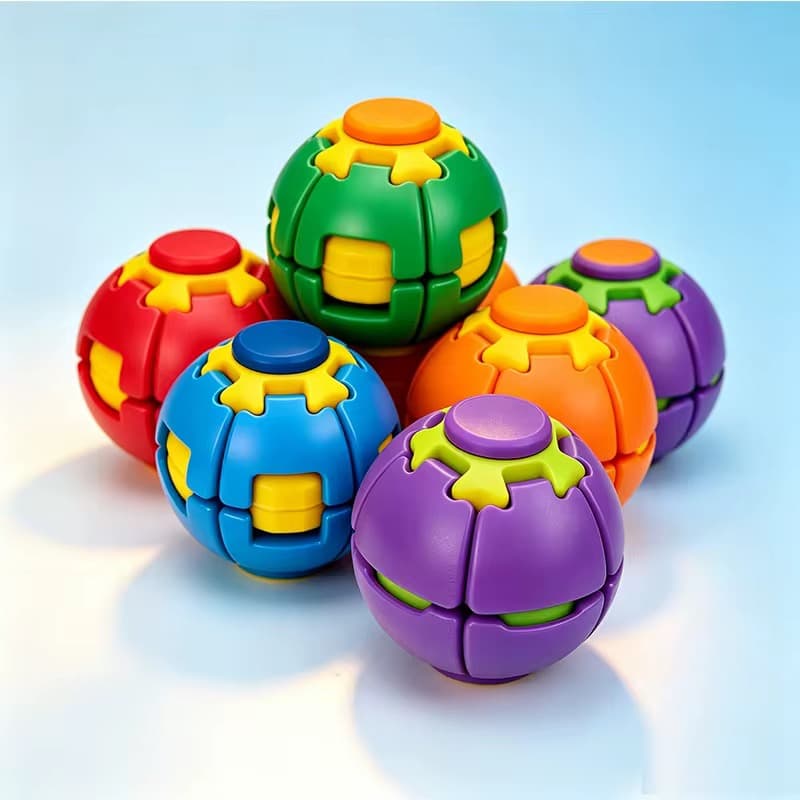 كرة فيدجيت الدوارة المضيئة – Fidget Gyro Ball