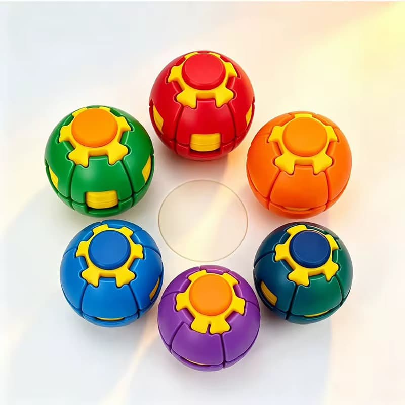 كرة فيدجيت الدوارة المضيئة – Fidget Gyro Ball