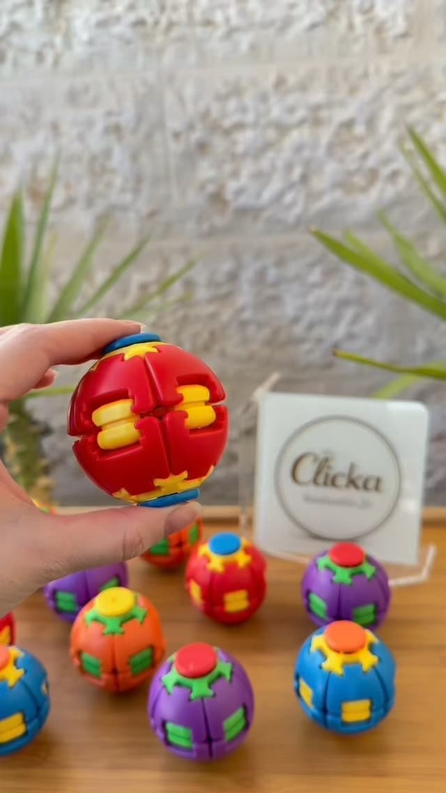 فيديو 6 لـ كرة فيدجيت الدوارة المضيئة – Fidget Gyro Ball