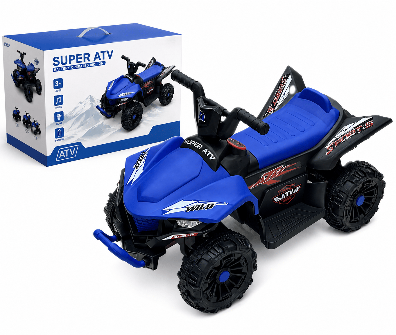 Kids Electric ATV – Super Rider 🛻⚡