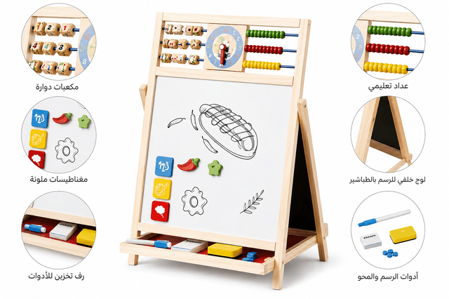 4-in-1 Educational & Creative Kids Board thumbnail 4