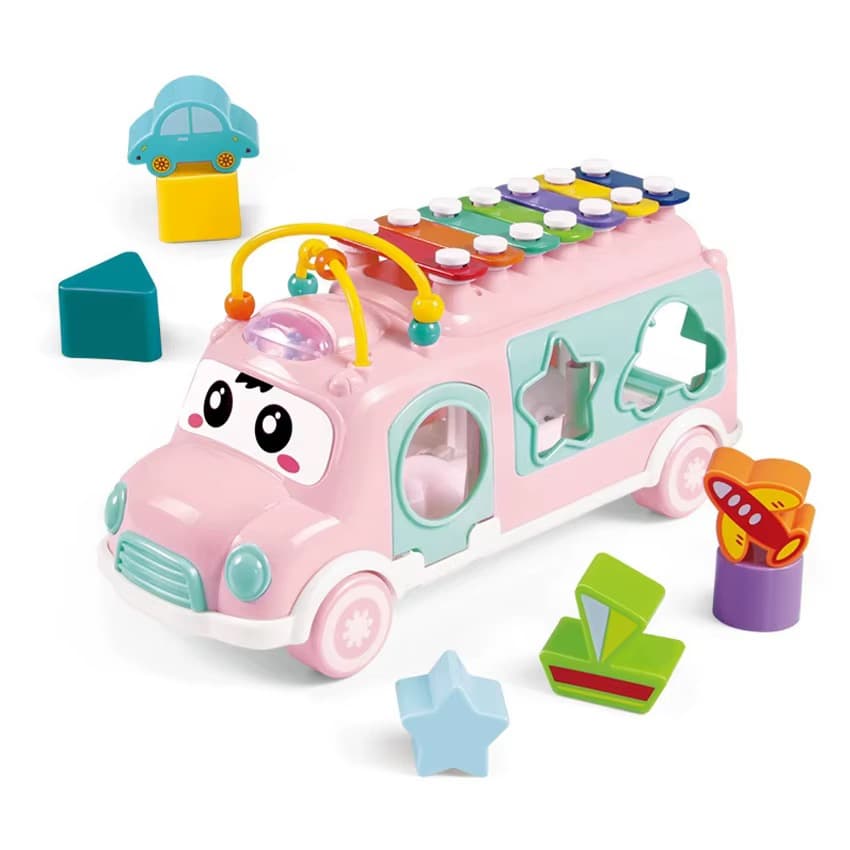 4-in-1 Music & Learning Bus for Kids