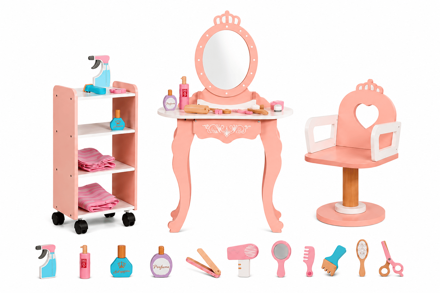 Wooden Beauty & Style Center for Kids