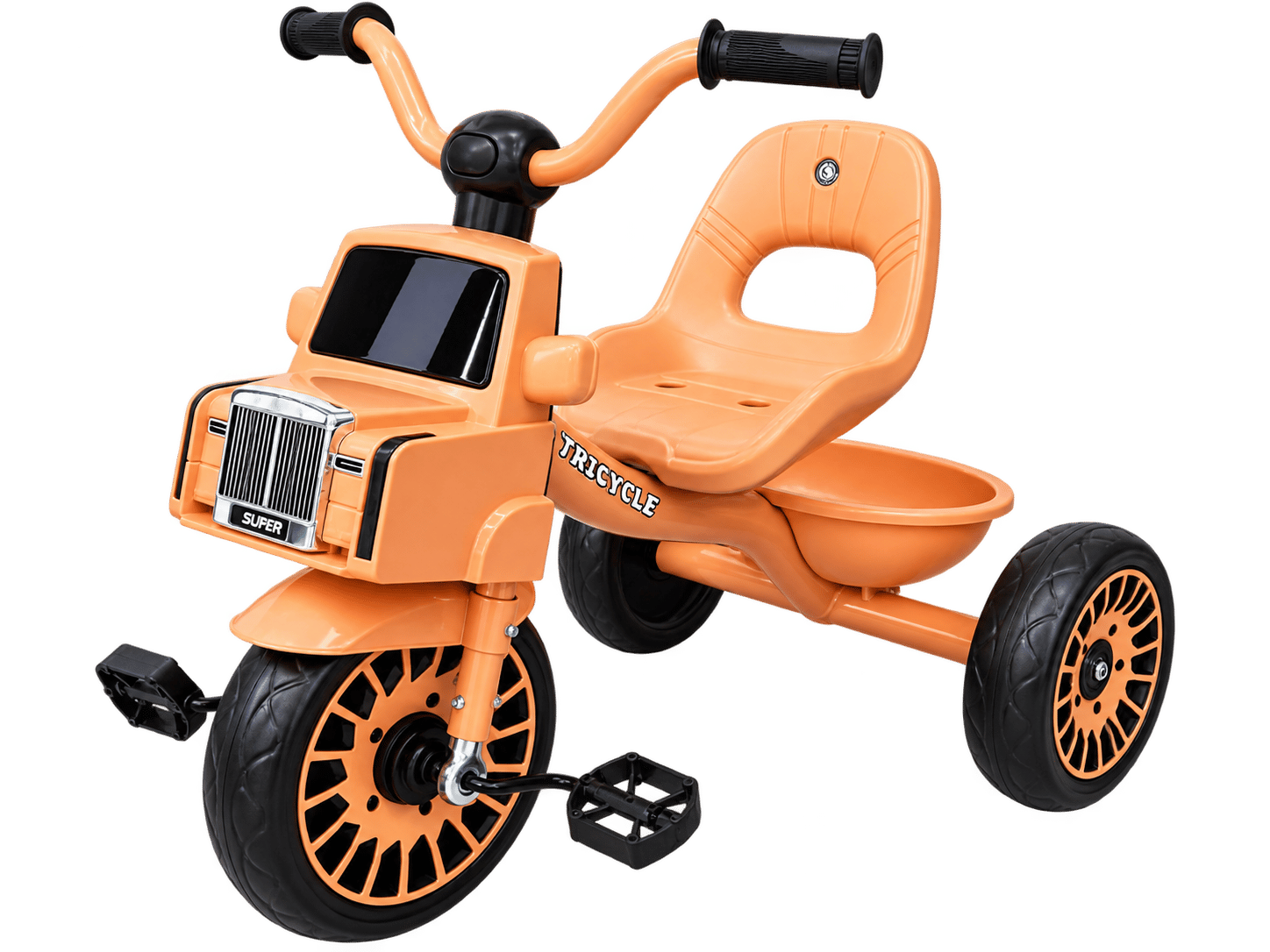 Luxury Car-Style Kids' Tricycle 🚗
