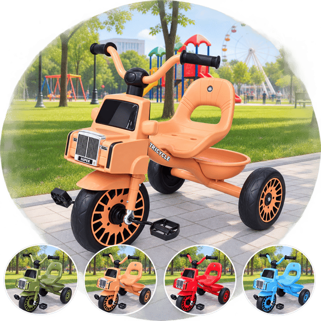 Luxury Car-Style Kids' Tricycle 🚗 thumbnail 3
