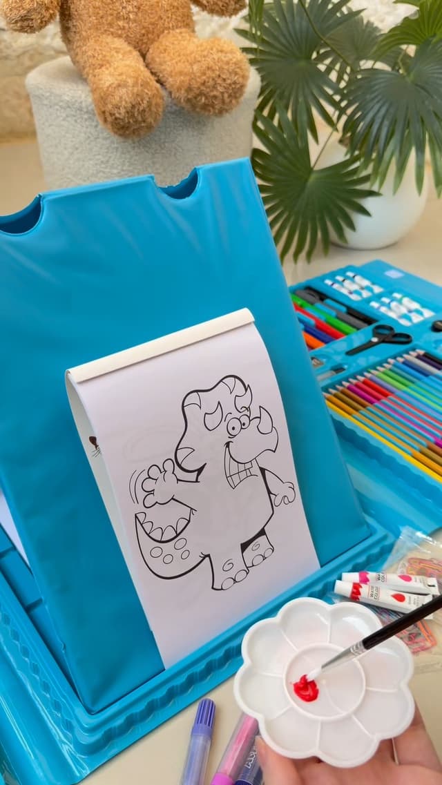 ערכת ציור וצביעה יצירתית לילדים סרטון 4