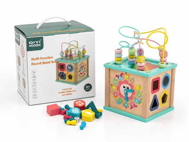 Multi-Activity Wooden Educational Toy for Kids thumbnail 1