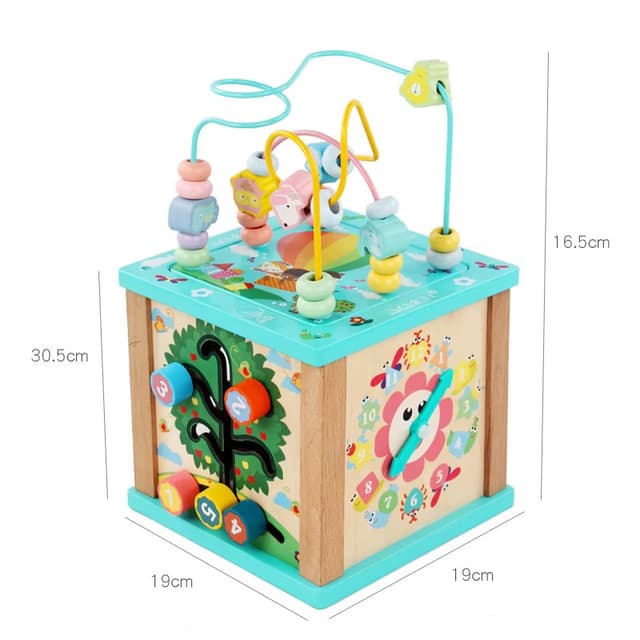 Multi-Activity Wooden Educational Toy for Kids thumbnail 3
