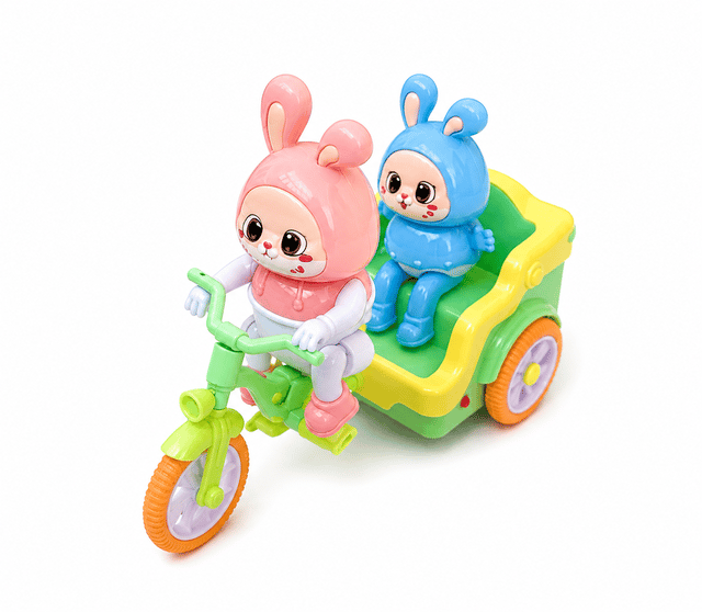 Happy Bunny Tricycle with Trailer thumbnail 2