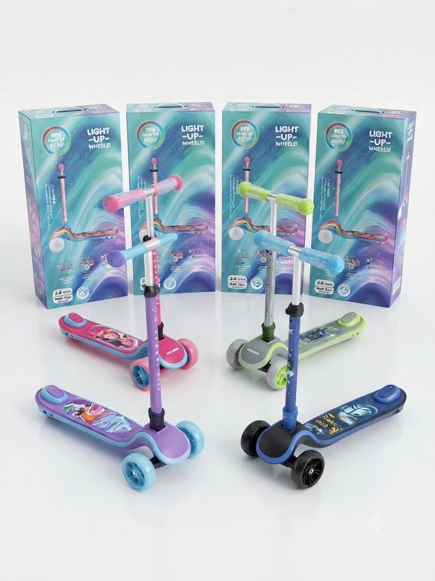 Kids' LED Light-Up Scooter 🌈