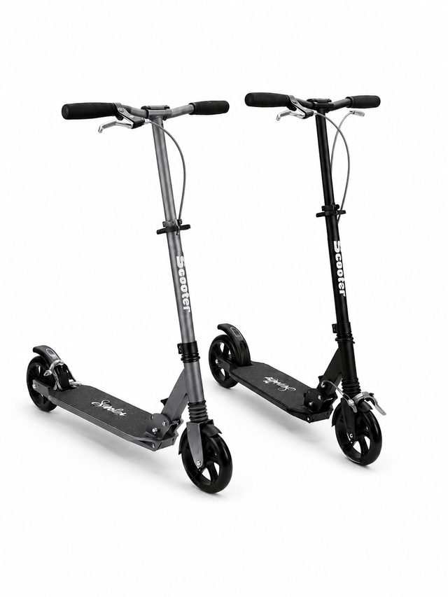 Professional Folding Scooter with Shock Absorption thumbnail 2
